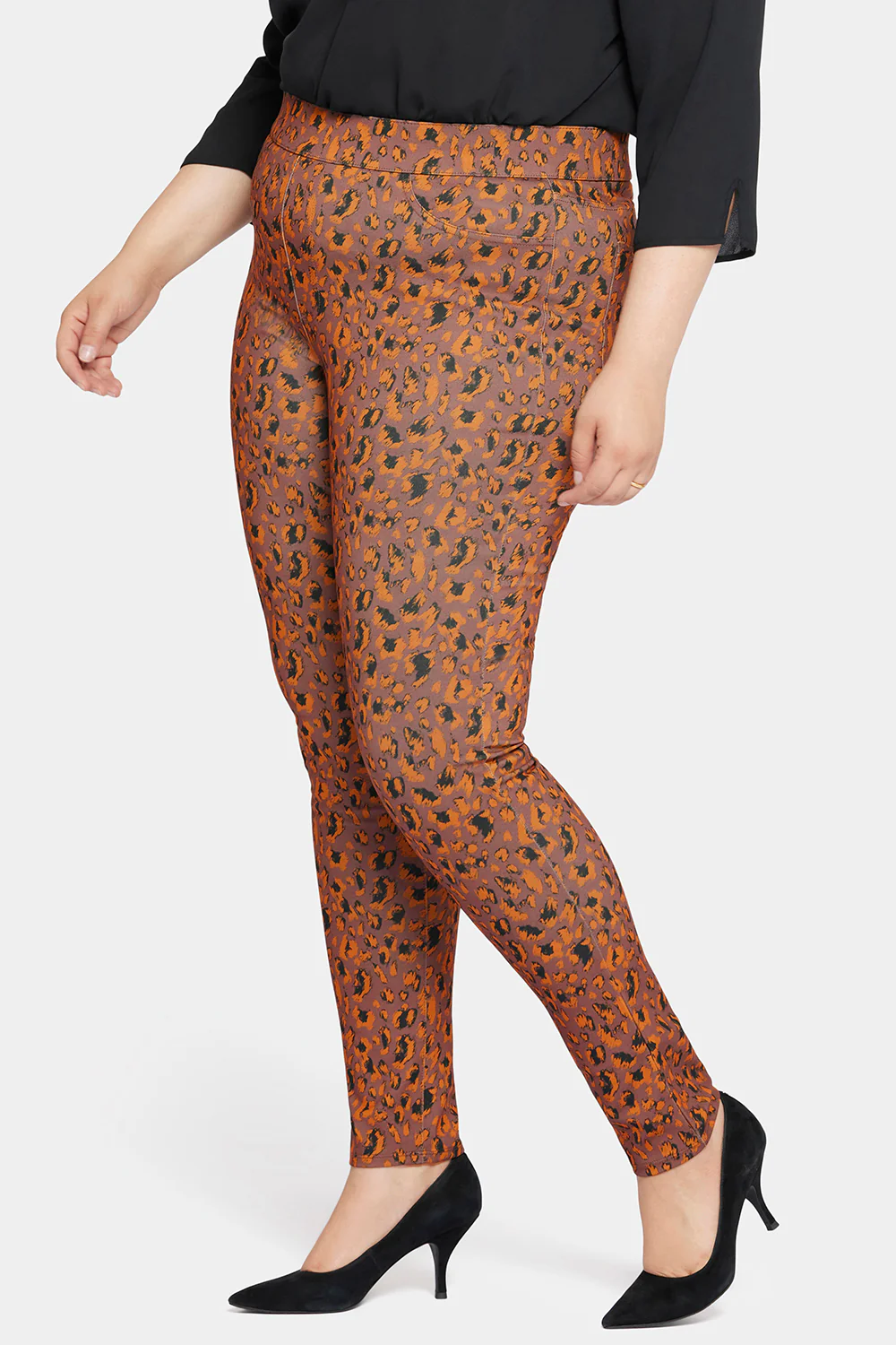 Modern Legging Pants In Plus Size - Caramel Cat - Image 3