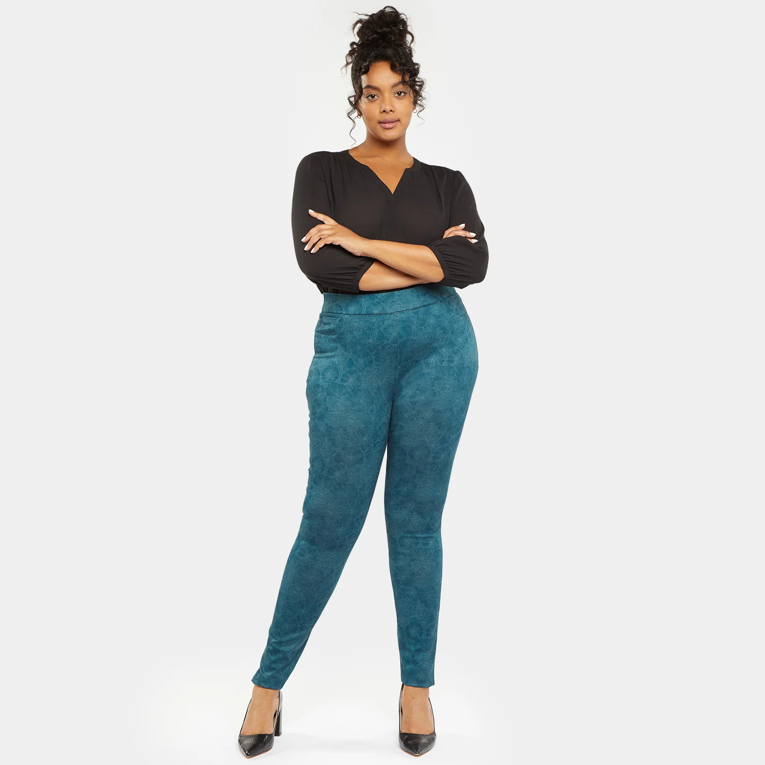 Modern Legging Pants In Plus Size - Cheshire Hill - Image 7