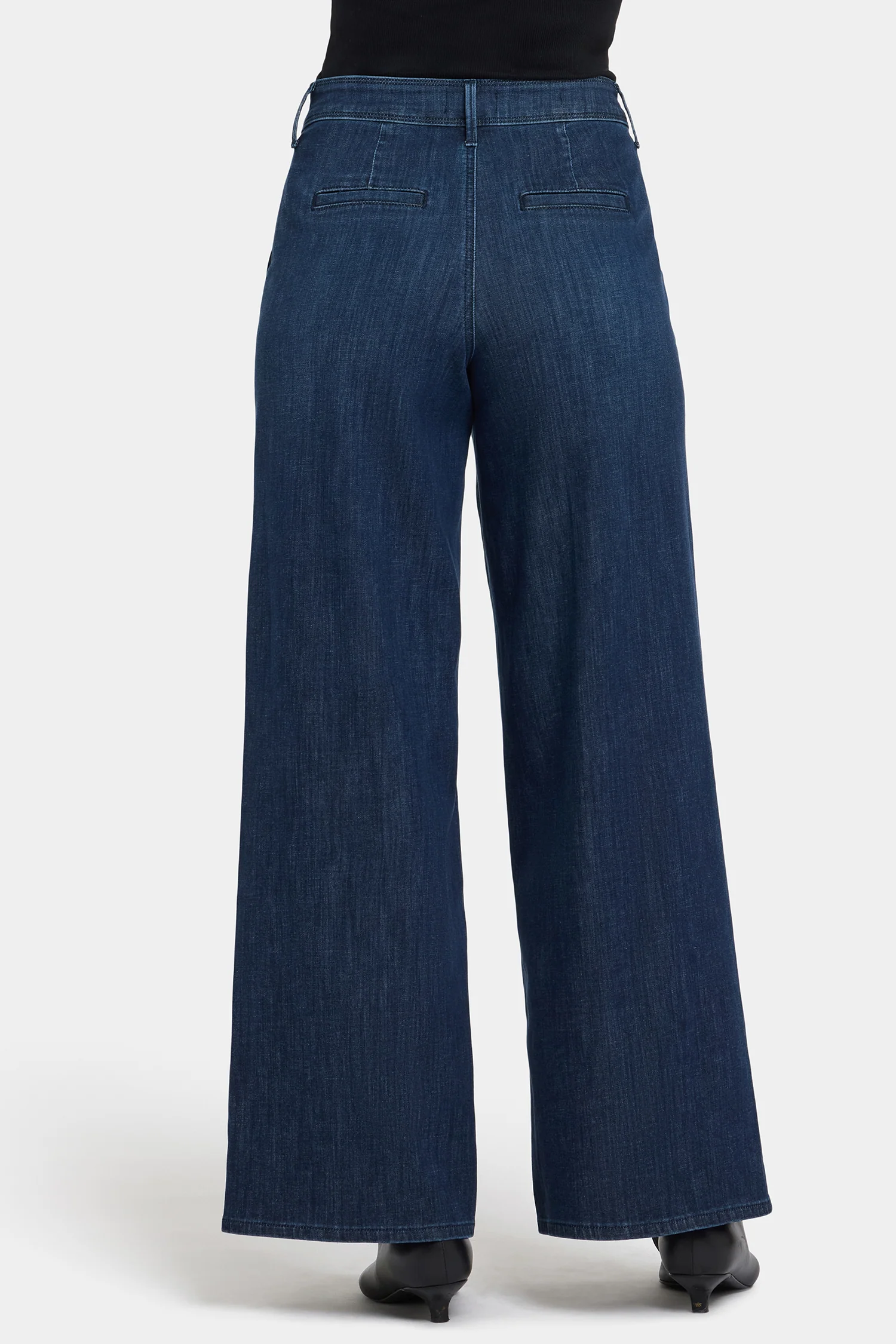 Mona Wide Leg Trouser Jeans In Petite - Louvre Sapphire - Image 3