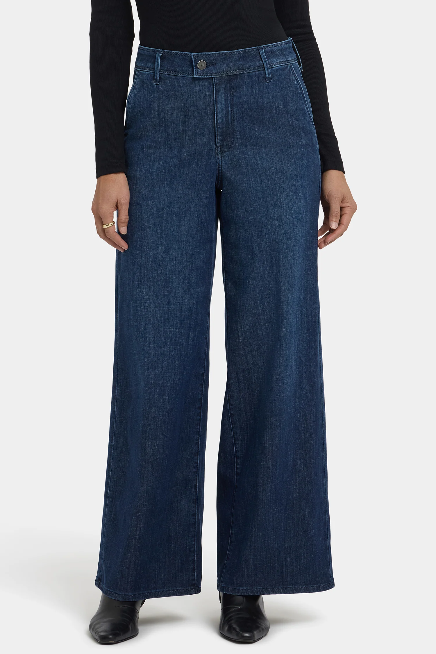 Mona Wide Leg Trouser Jeans - Louvre Sapphire - Image 3