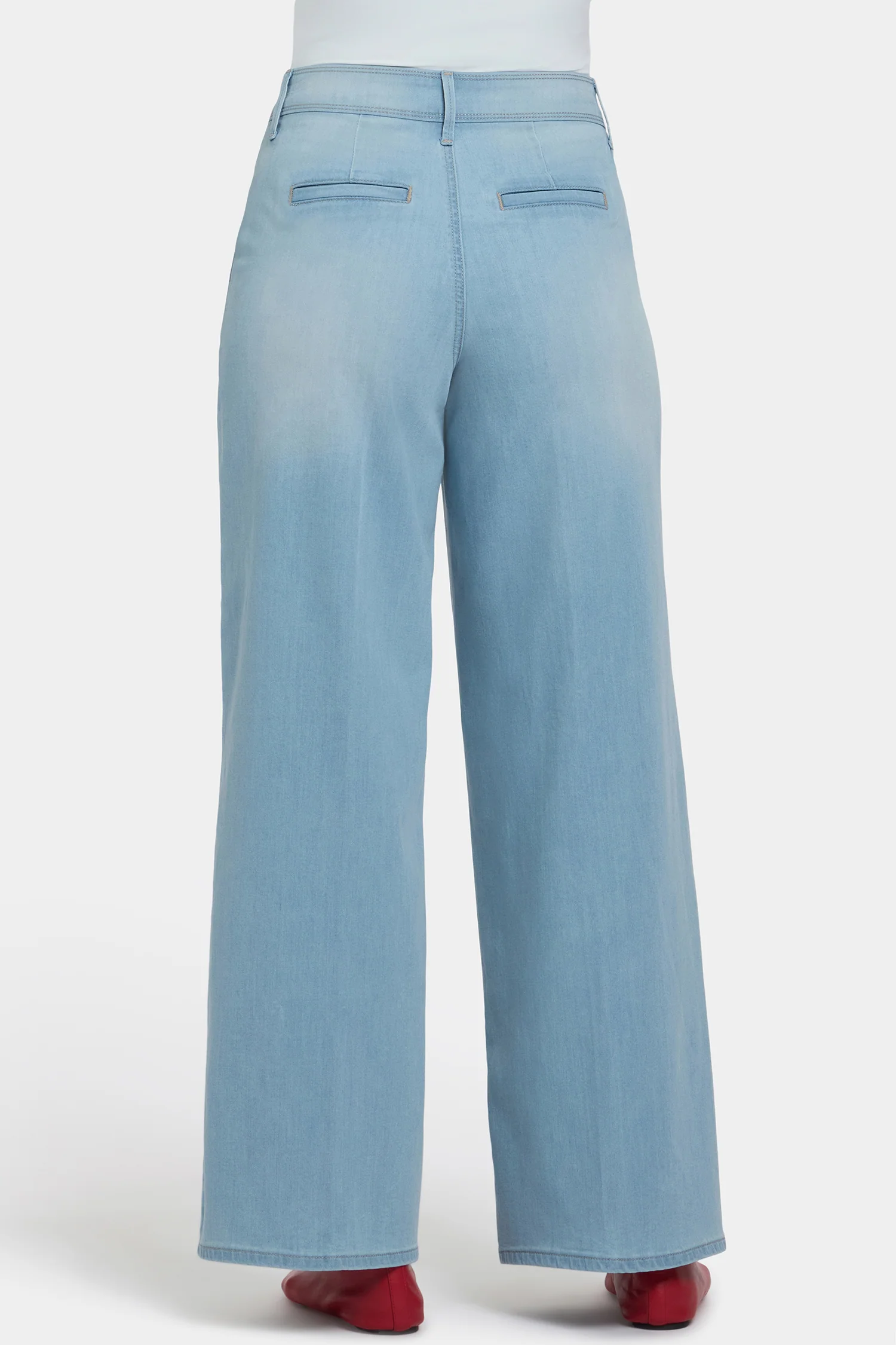 Mona Wide Leg Trouser Jeans - Oceanfront - Image 3