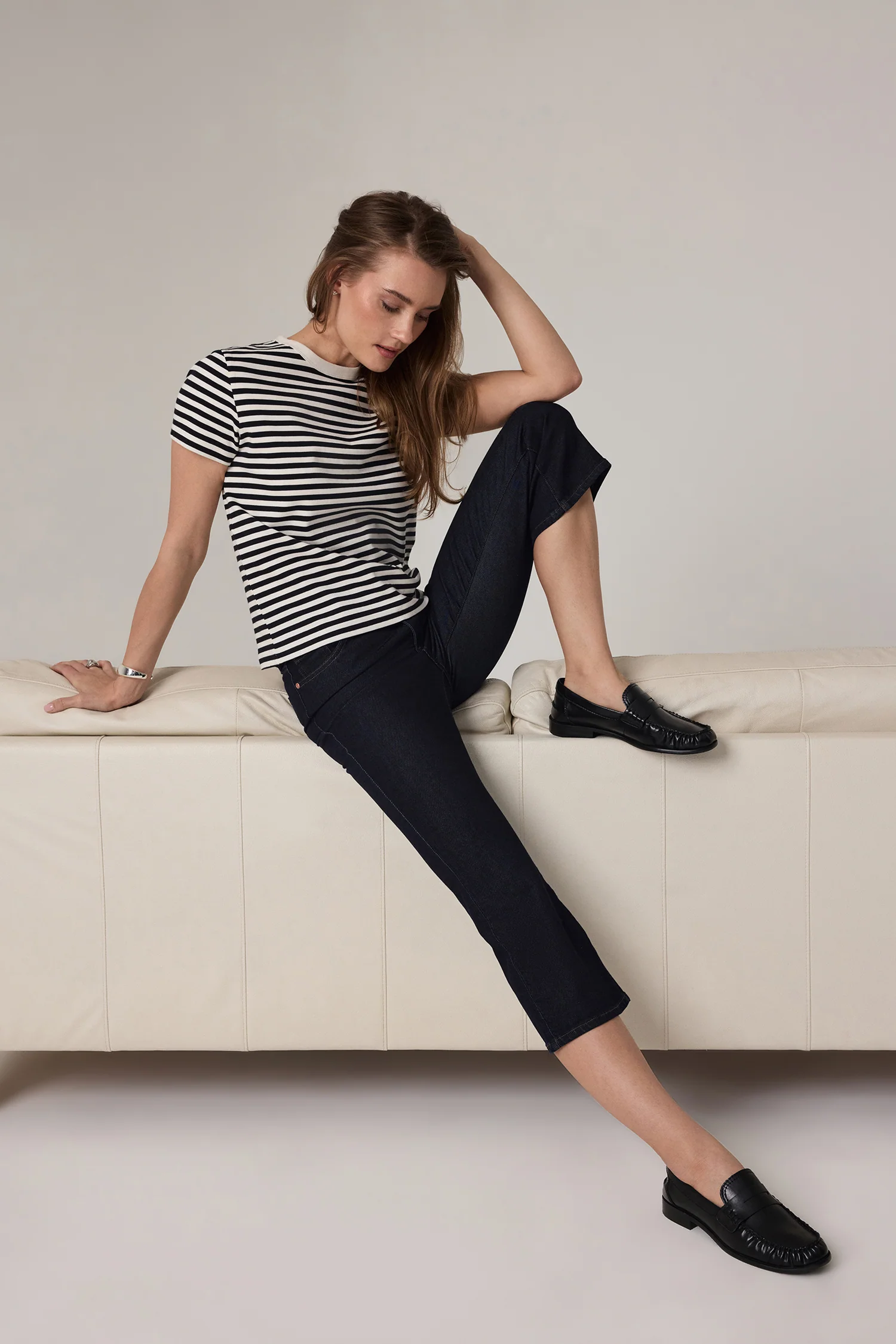 Monica Kick Flare Crop Jeans - Magical - Image 2