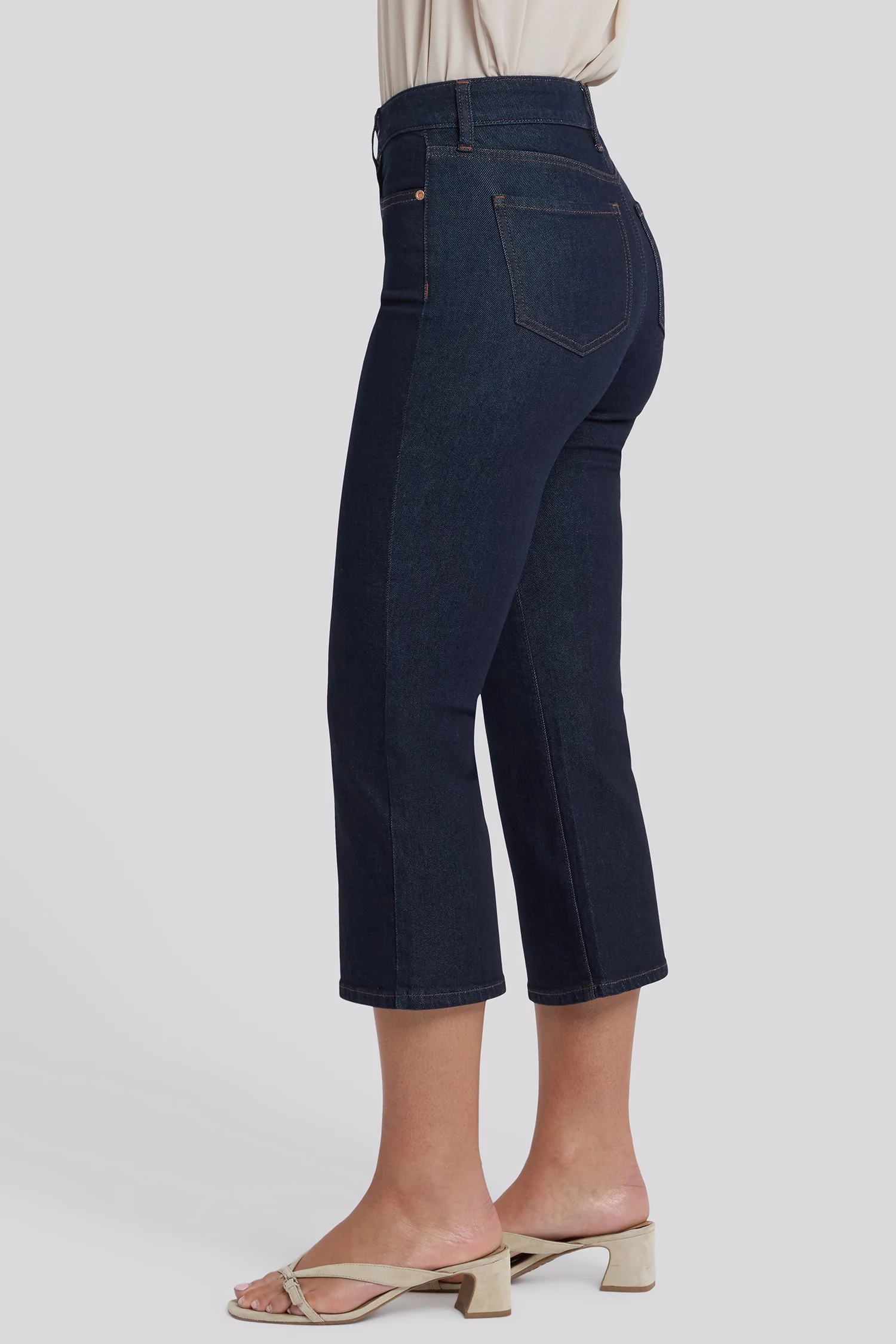 Monica Kick Flare Crop Jeans - Magical - Image 3