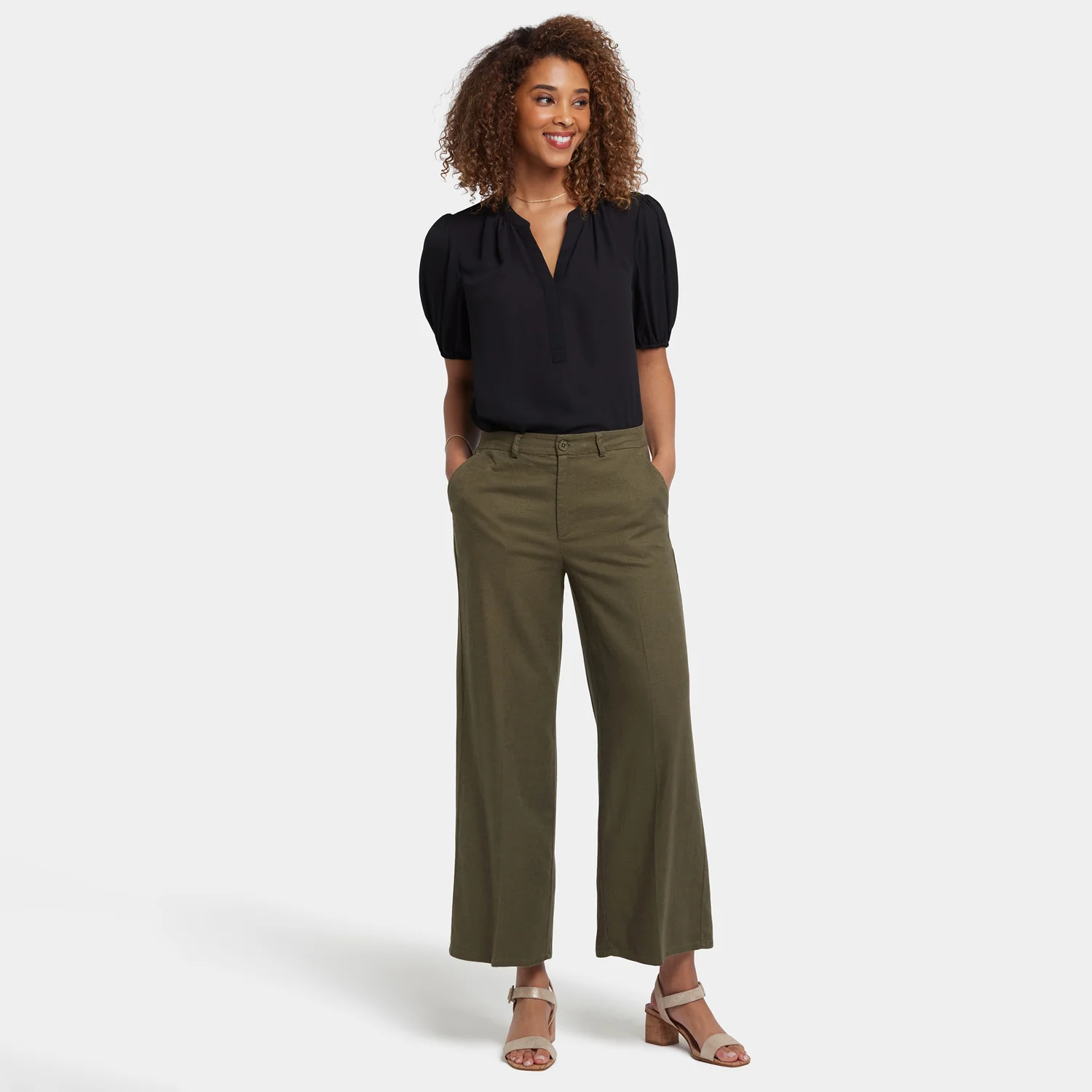 Morgan Trouser Pants - Bay Leaf - Image 7