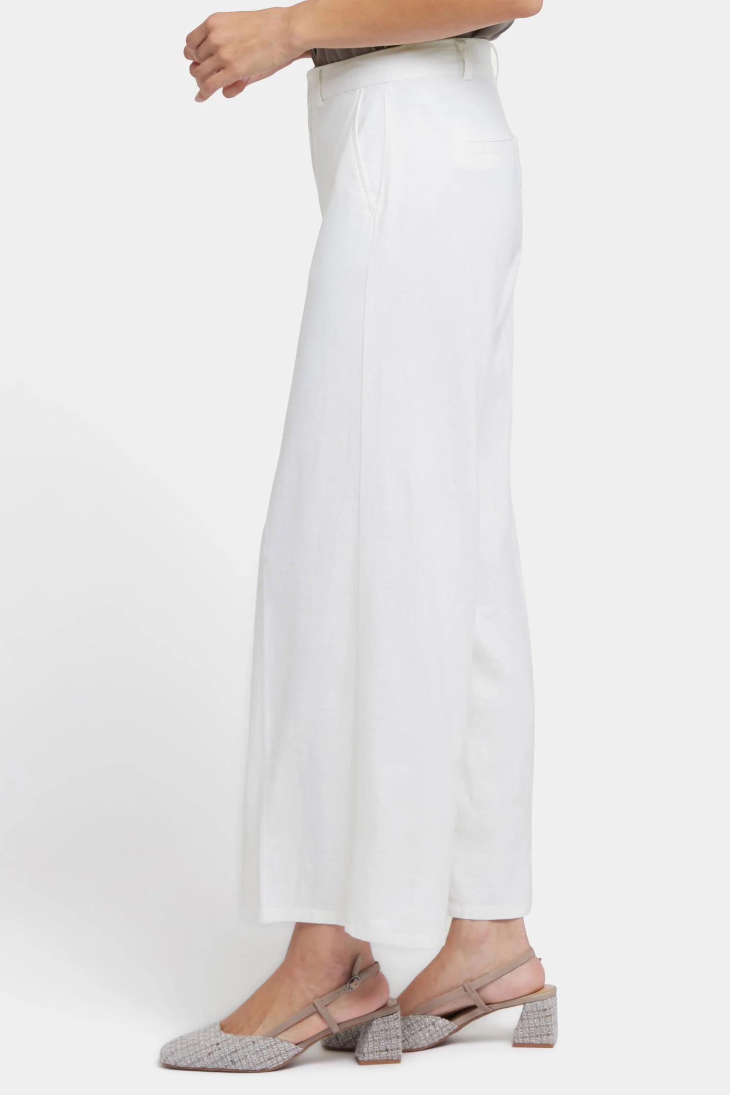 Morgan Trouser Pants - White - Image 3