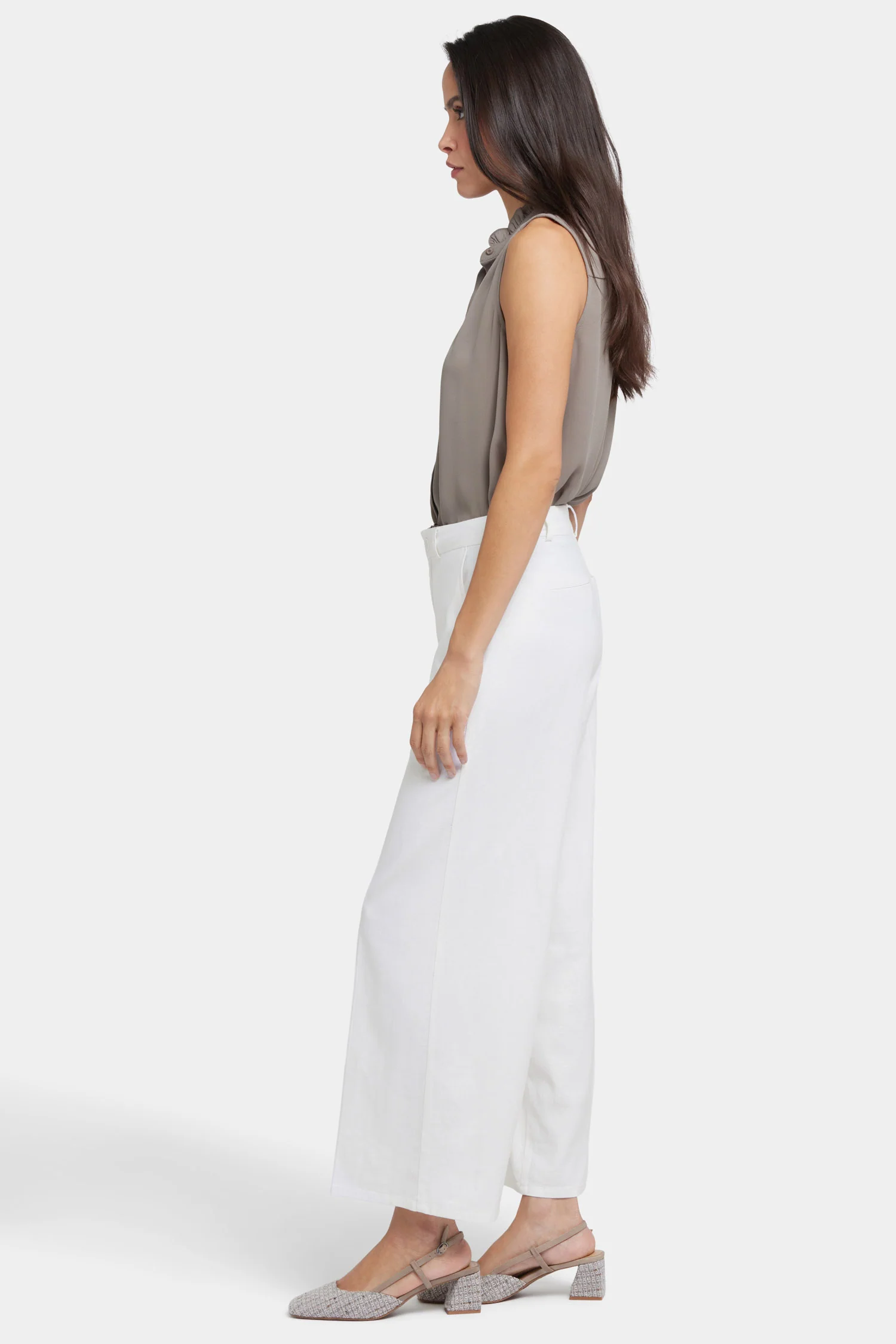 Morgan Trouser Pants - White - Image 5