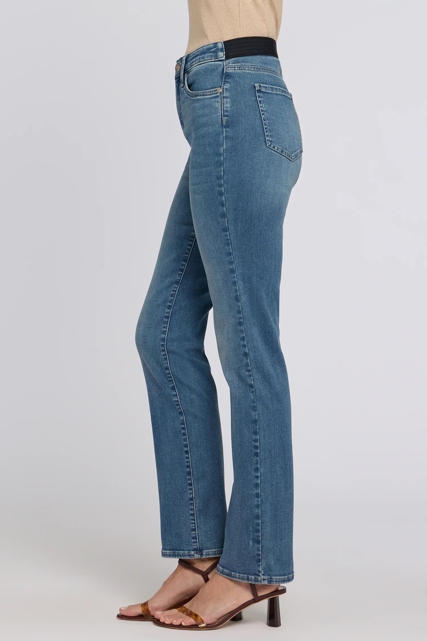 No Gapper™ Marilyn Straight Jeans - Breezy Palms - Image 3