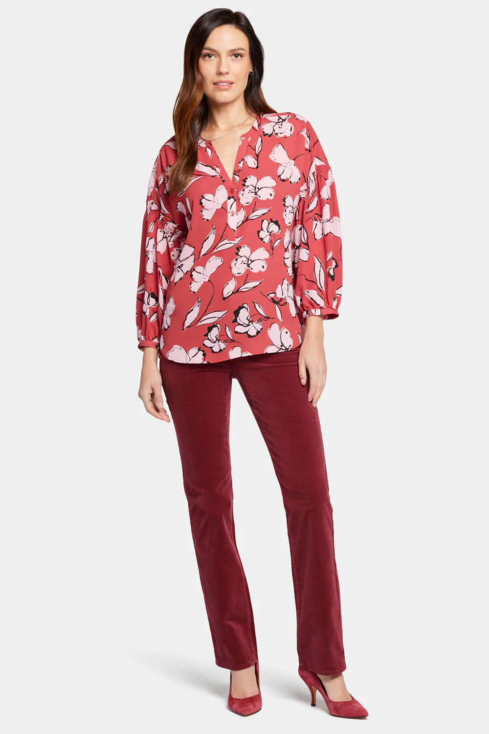 Paulina Peasant Blouse - Bountiful - Image 6