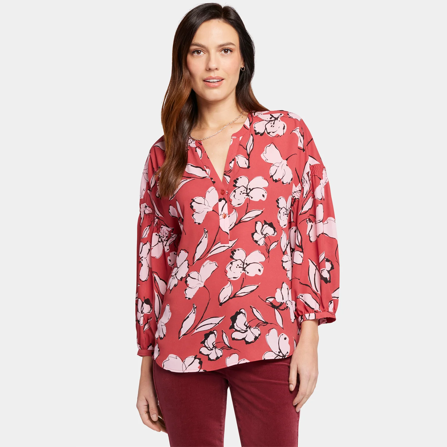 Paulina Peasant Blouse - Bountiful - Image 7