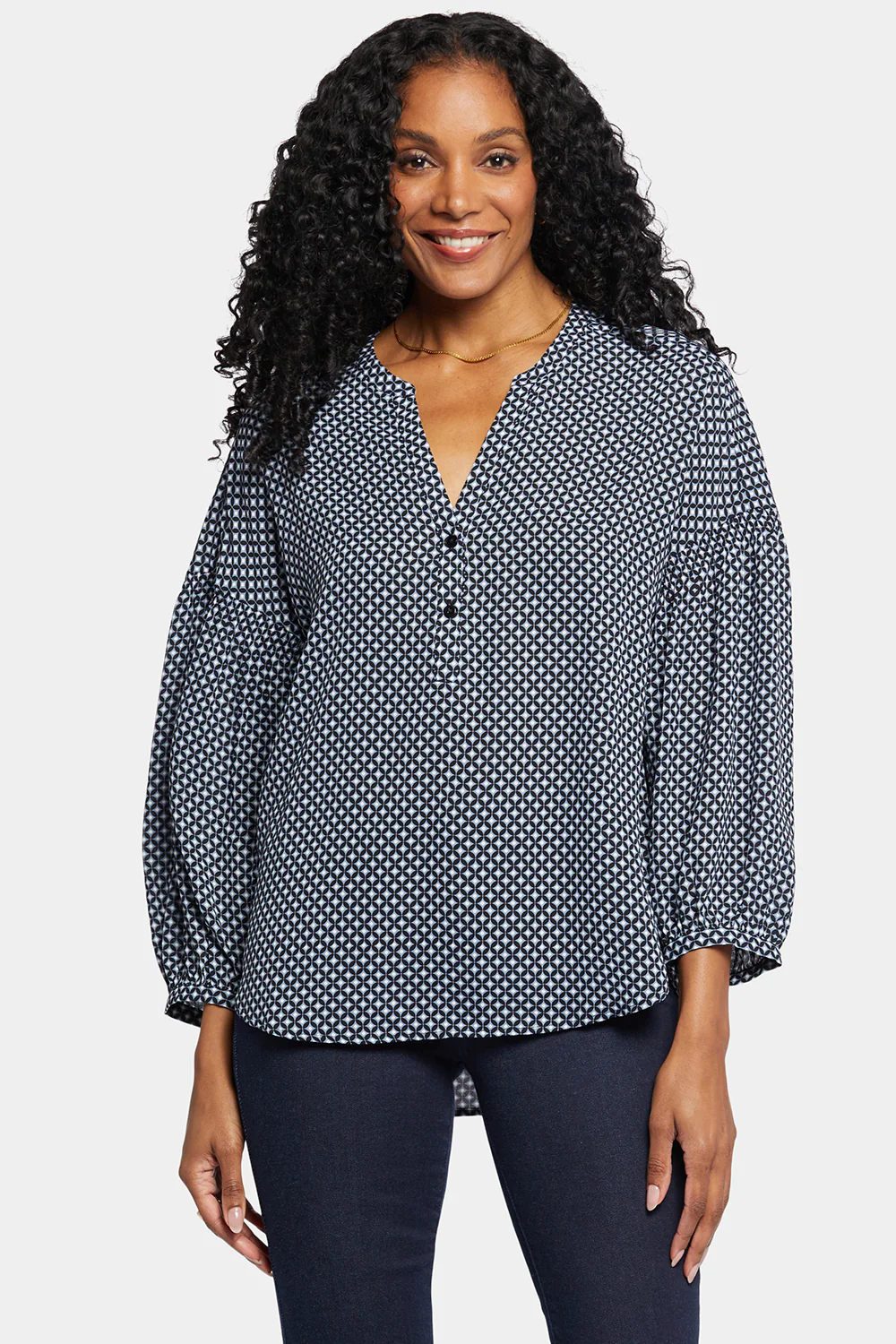 Paulina Peasant Blouse - Diamond Peak - Image 4