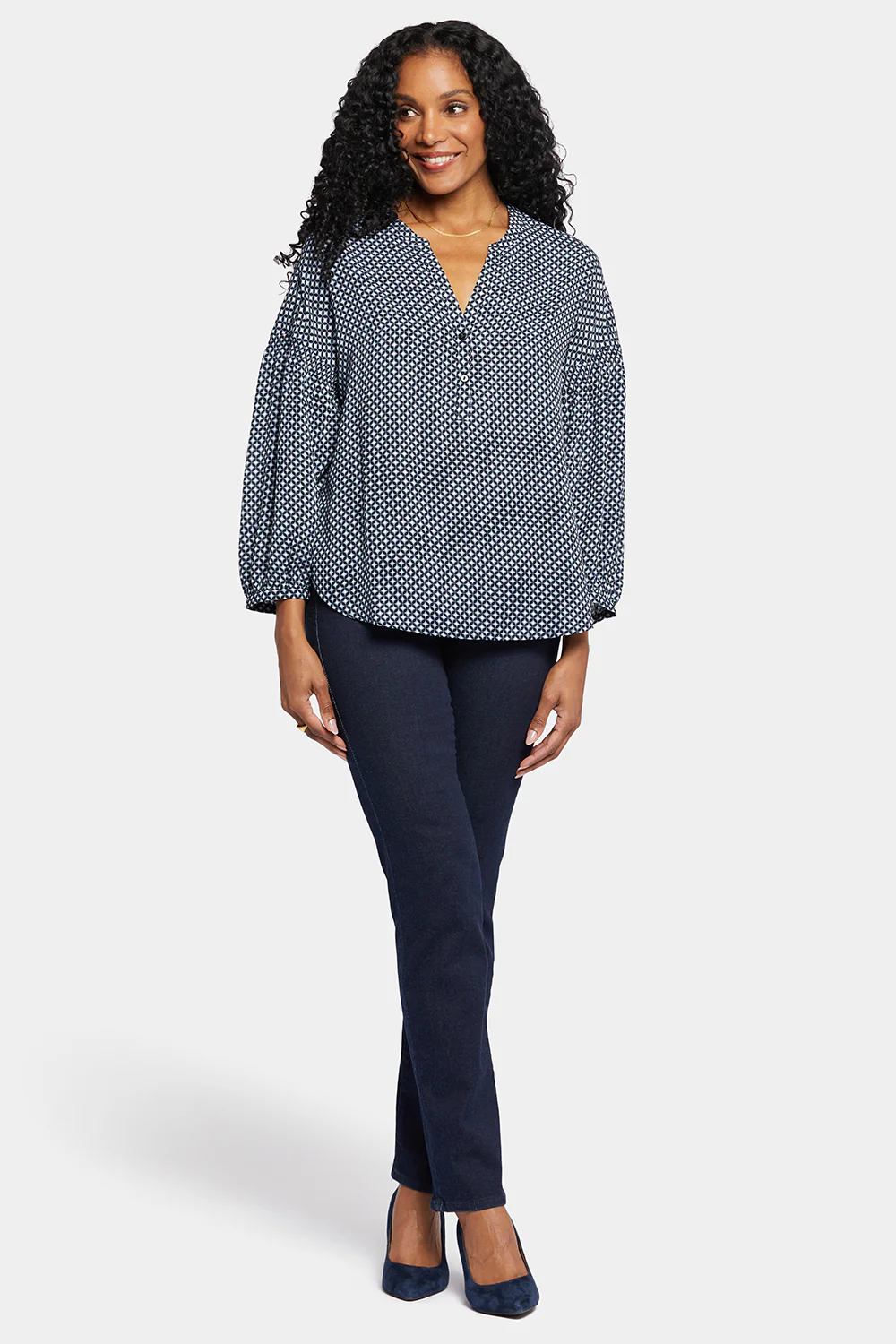 Paulina Peasant Blouse - Diamond Peak - Image 5