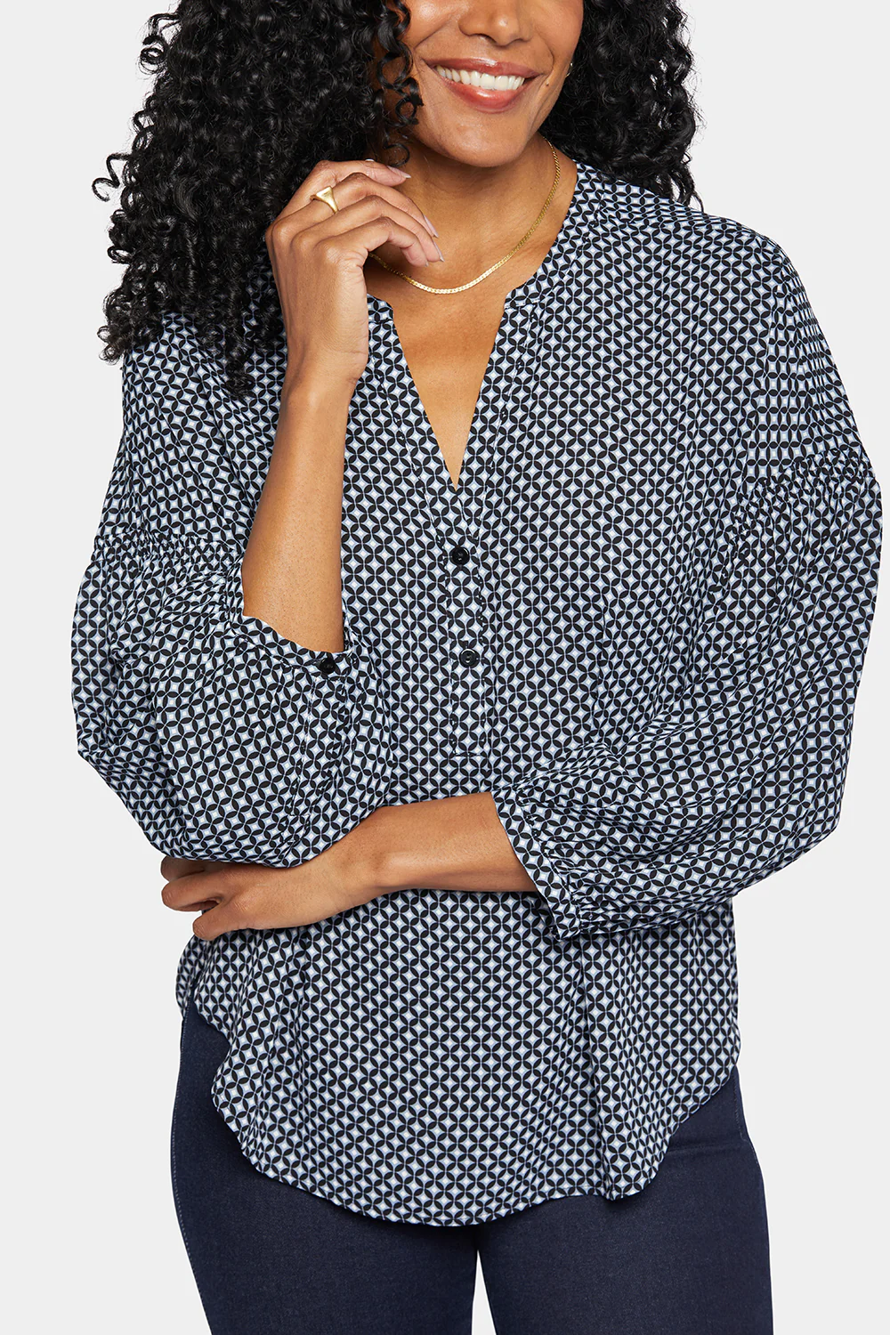 Paulina Peasant Blouse - Diamond Peak - Image 6