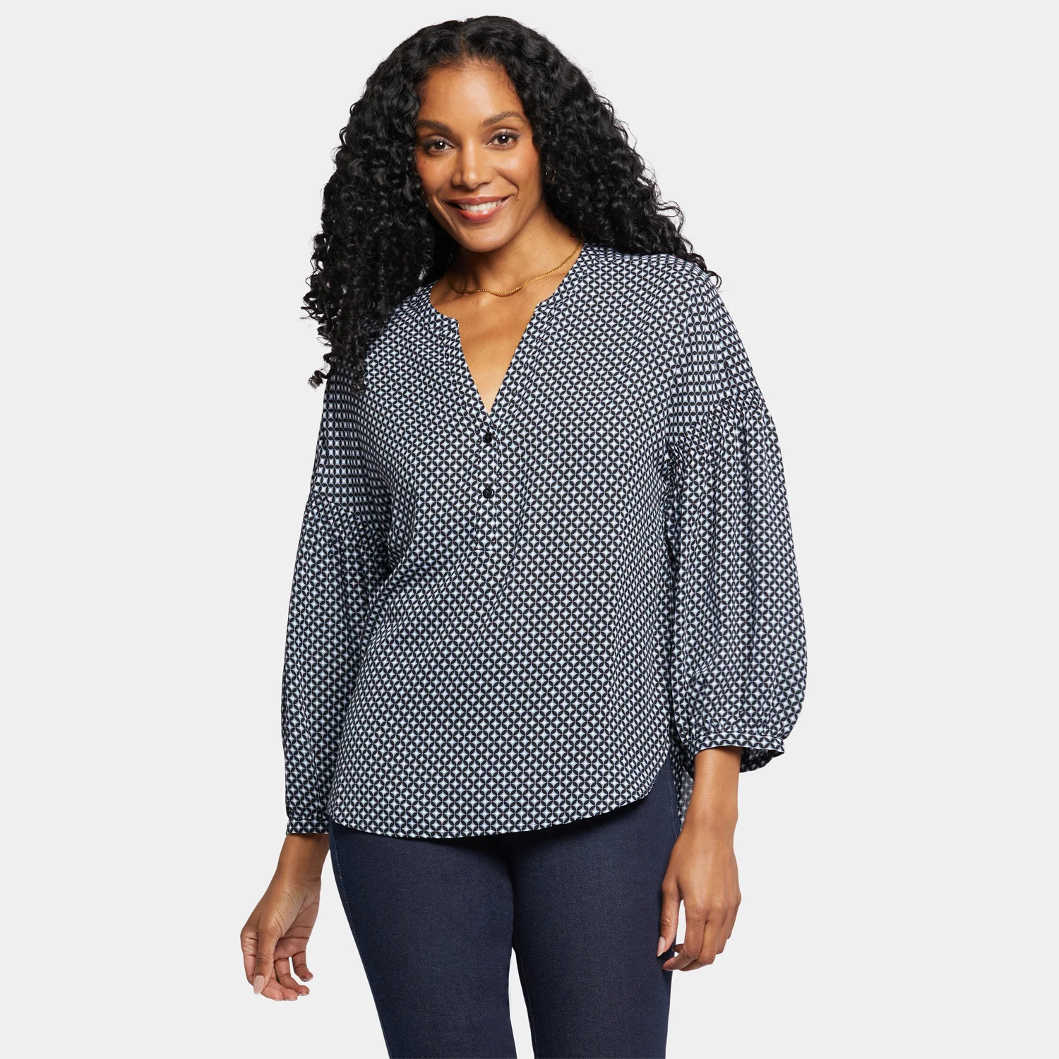 Paulina Peasant Blouse - Diamond Peak - Image 7
