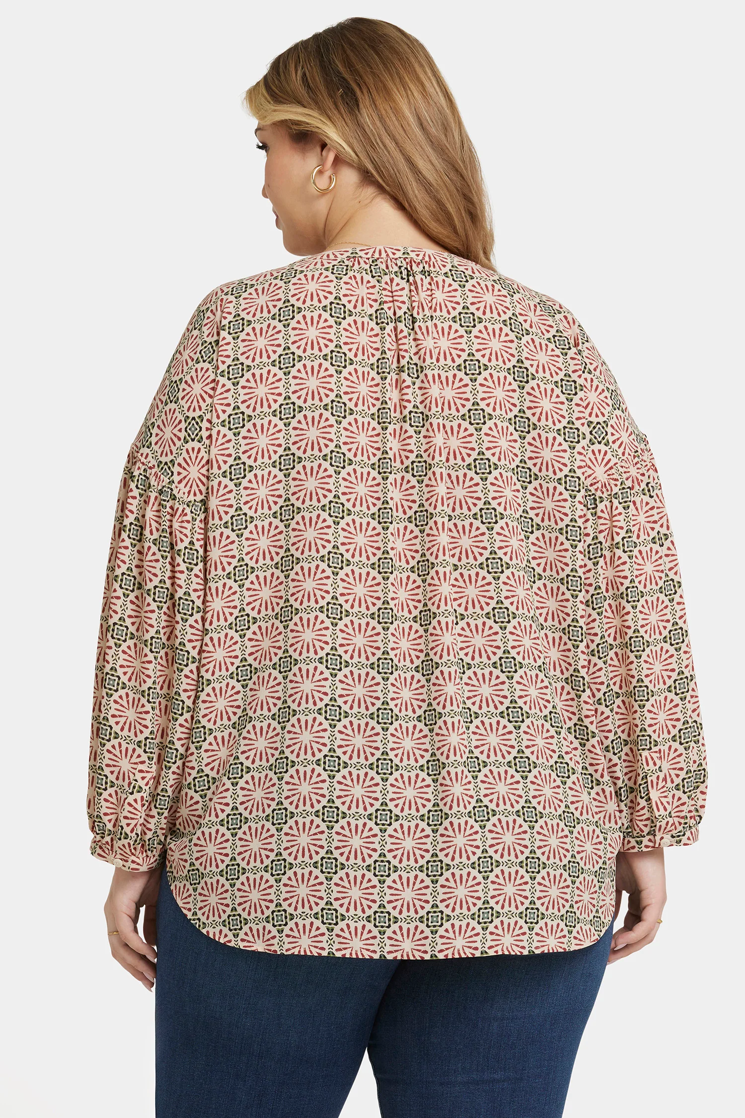 Paulina Peasant Blouse In Plus Size - Georgios Geo - Image 2