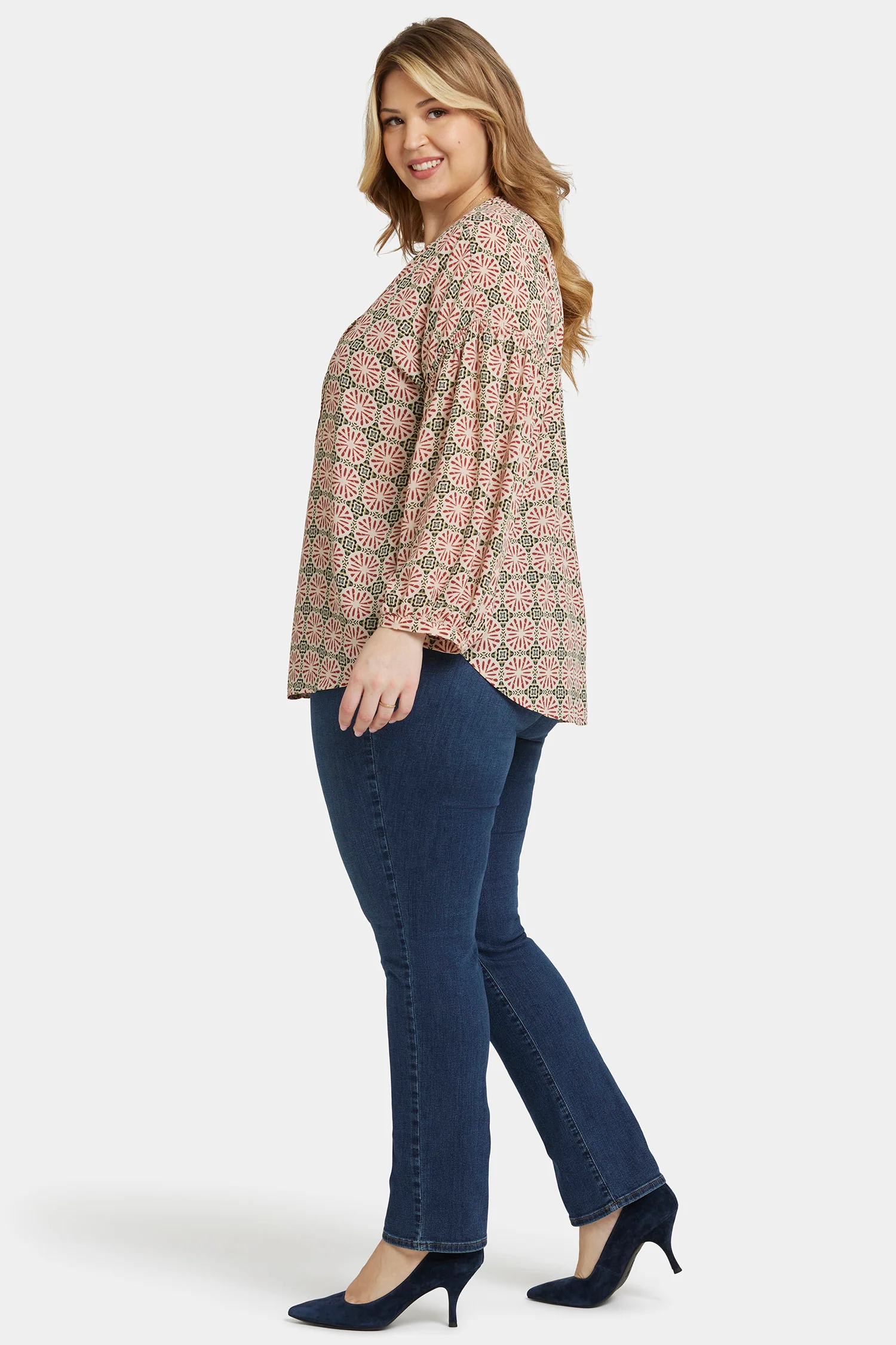 Paulina Peasant Blouse In Plus Size - Georgios Geo - Image 3