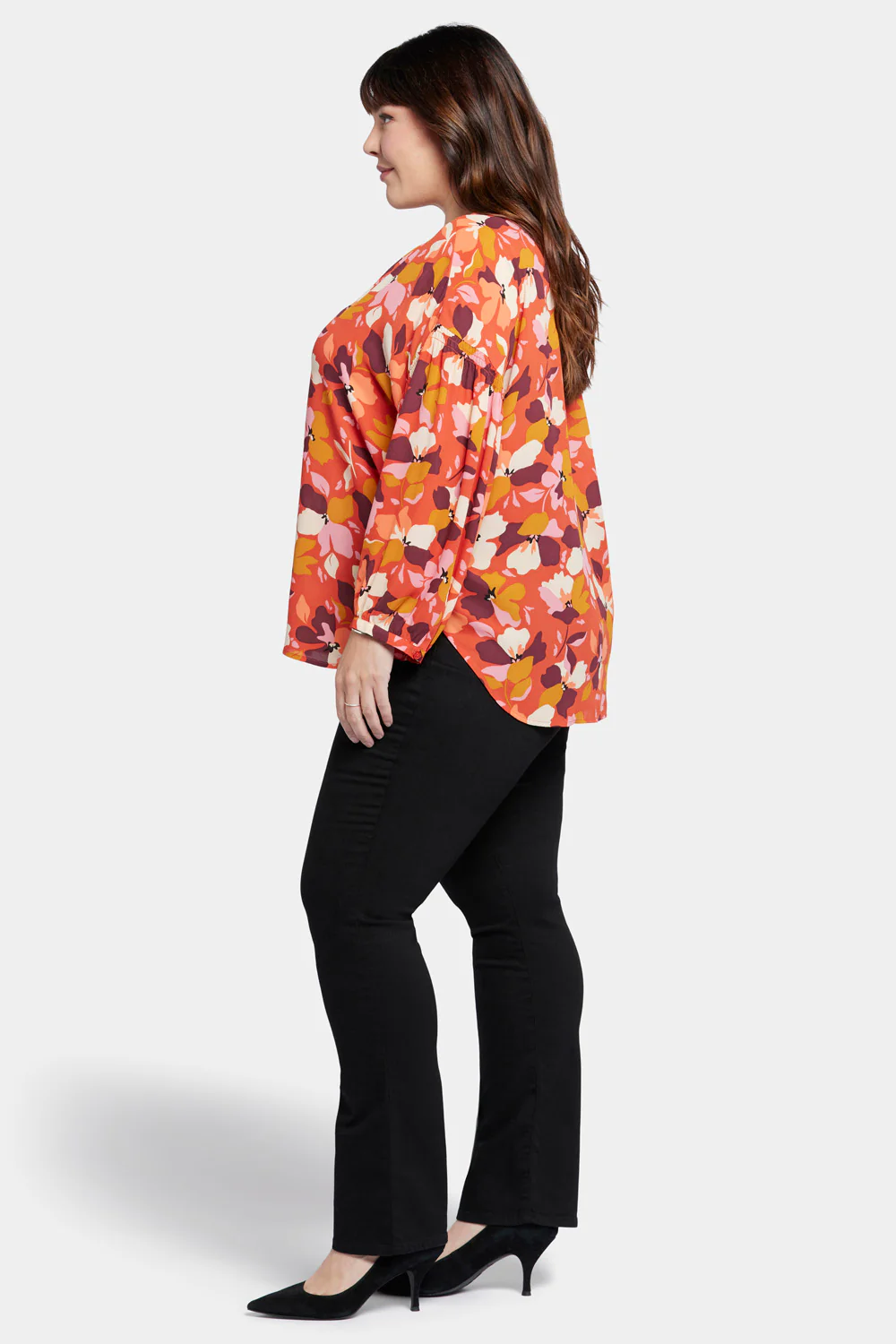 Paulina Peasant Blouse In Plus Size - Gingervale - Image 3