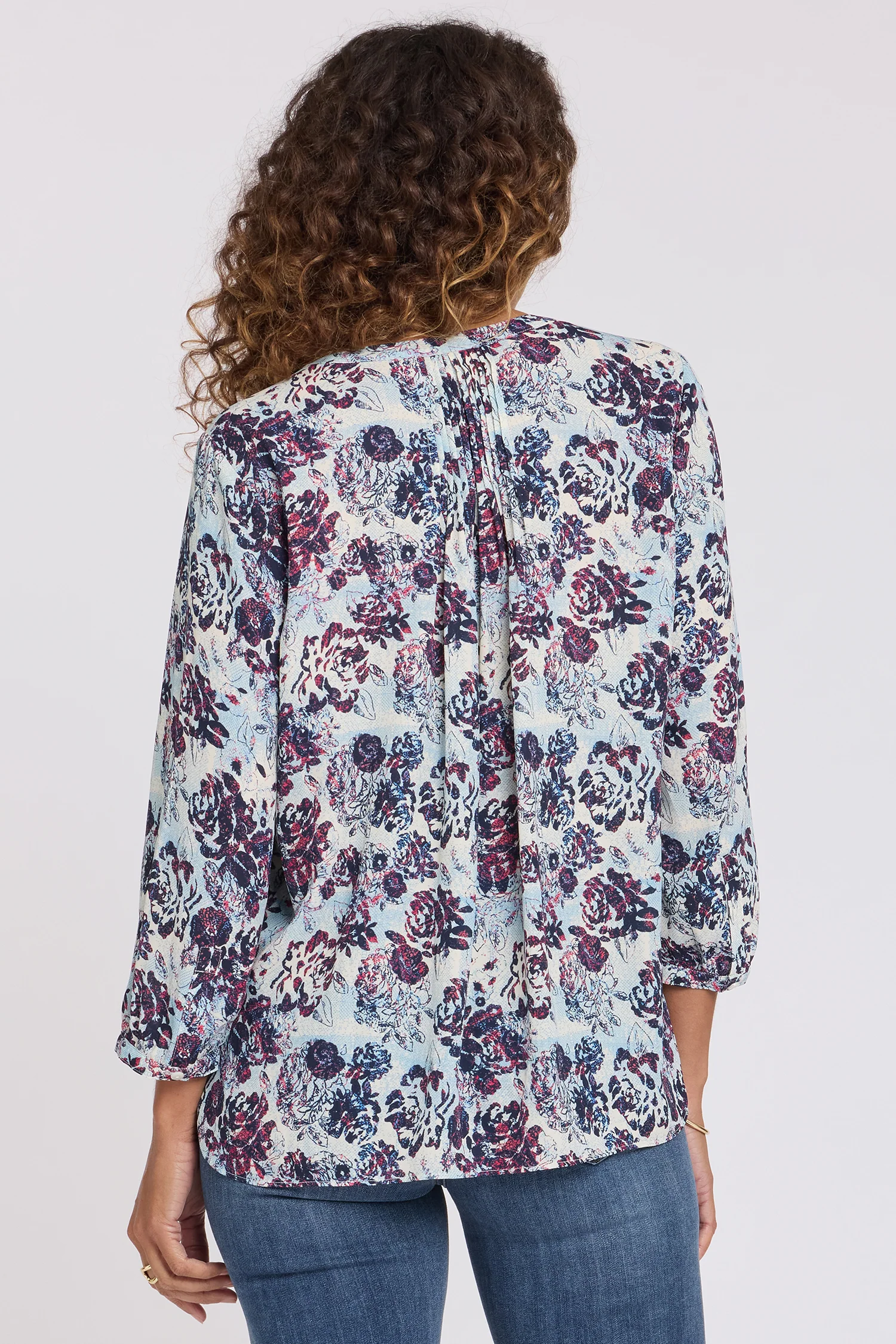 Pintuck Blouse - Ballad Abloom - Image 3
