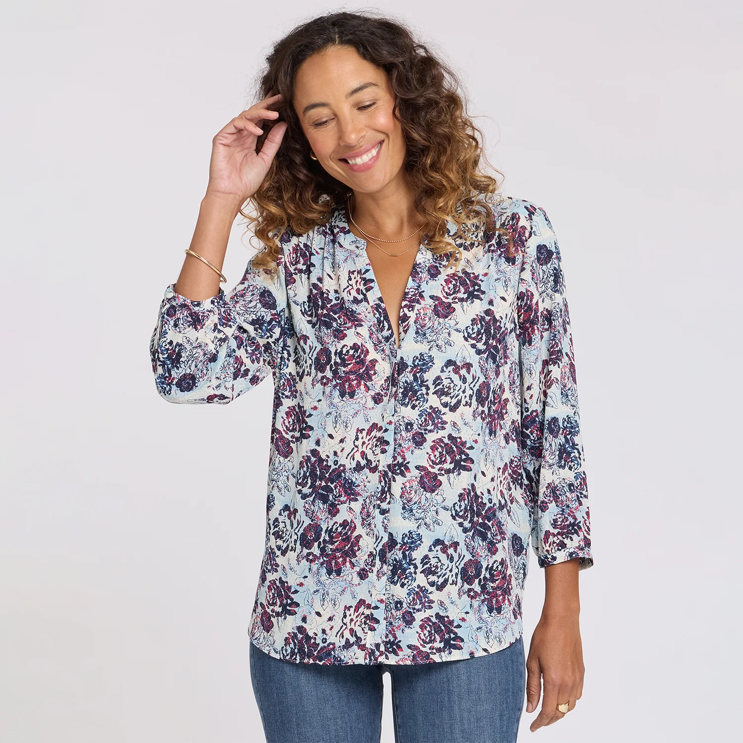 Pintuck Blouse - Ballad Abloom - Image 6
