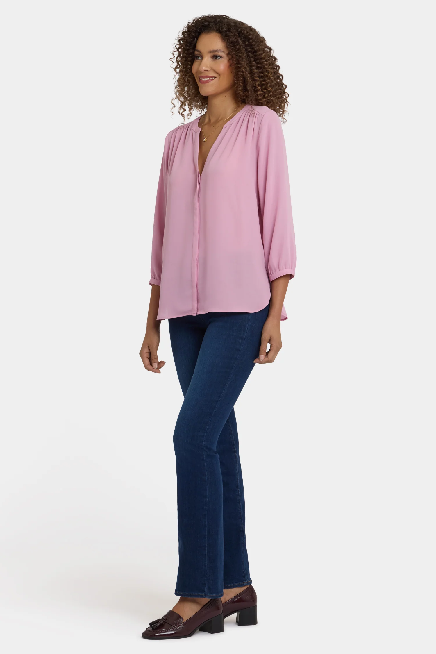 Pintuck Blouse - Ballet - Image 3