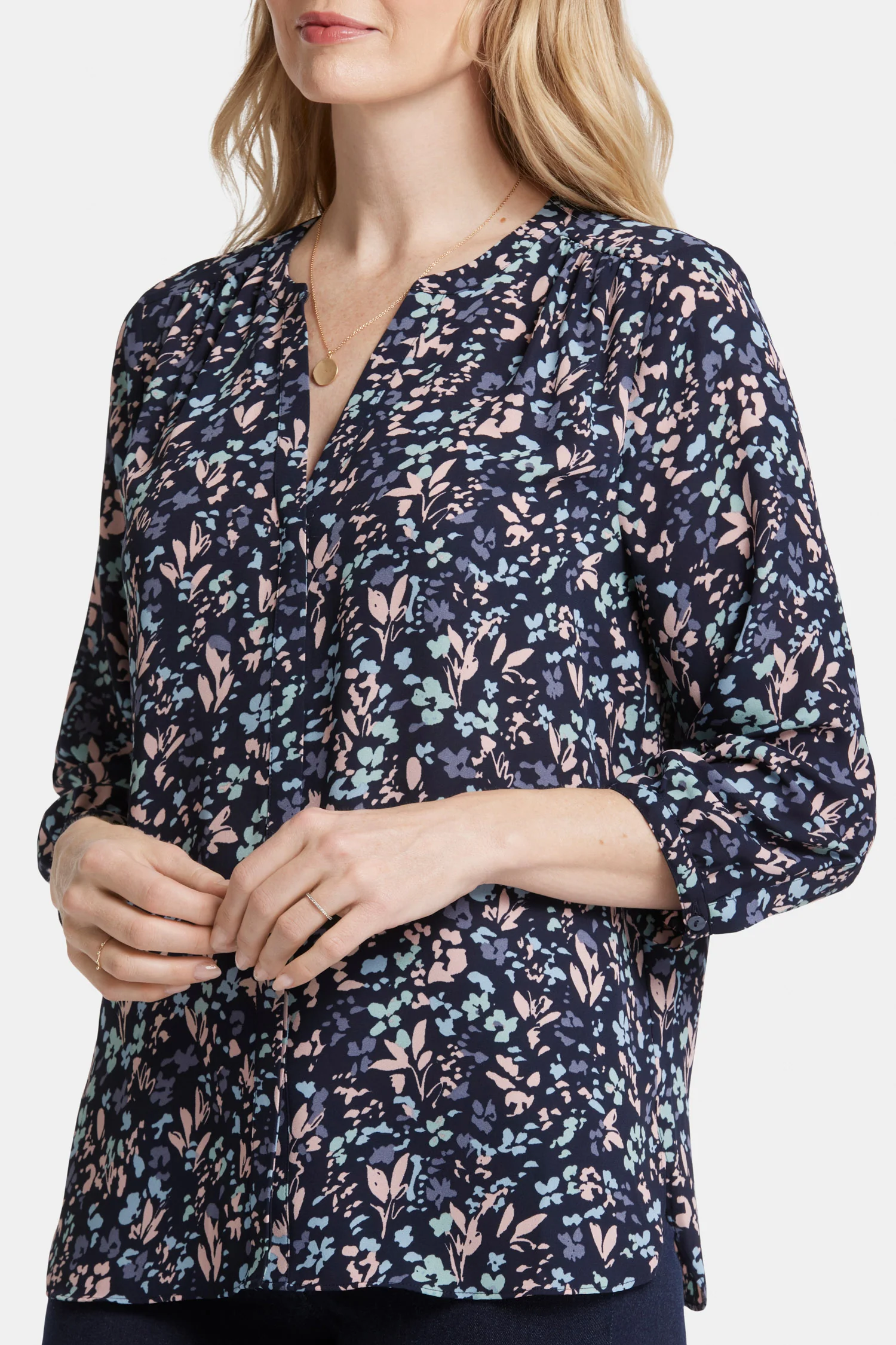Pintuck Blouse - Bluebonnet Trail - Image 6