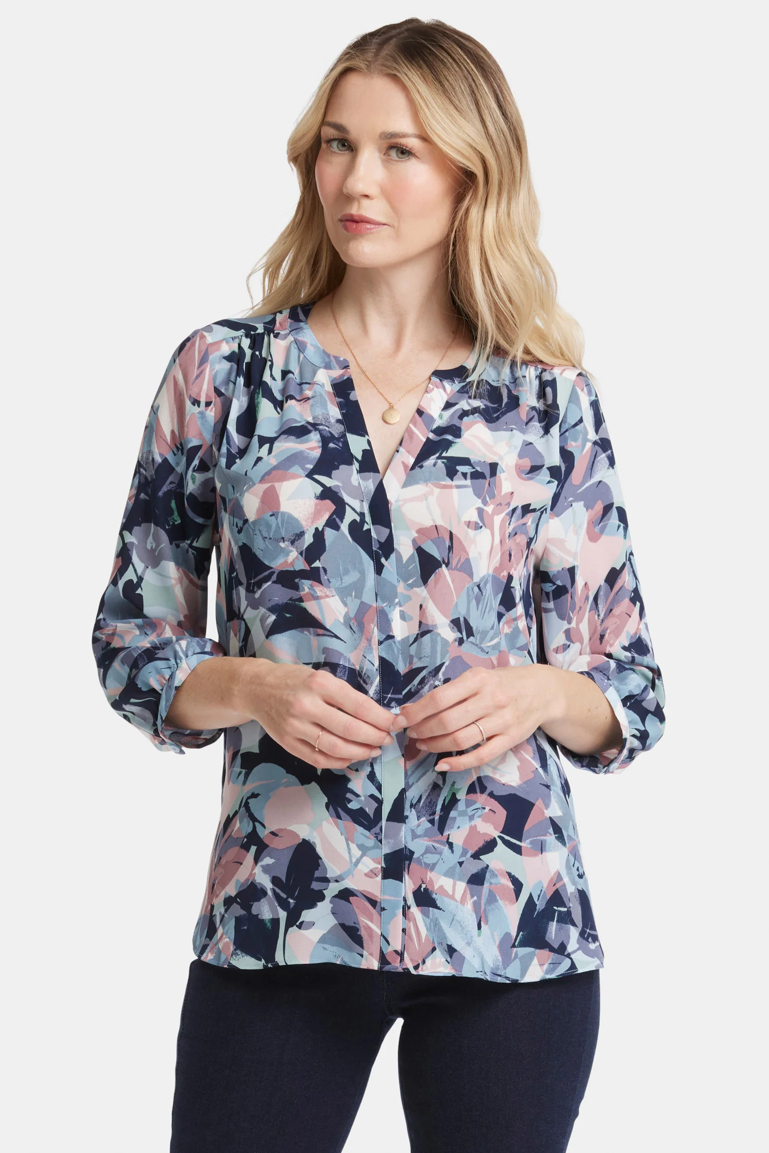 Pintuck Blouse - Cloud Nine - Image 4