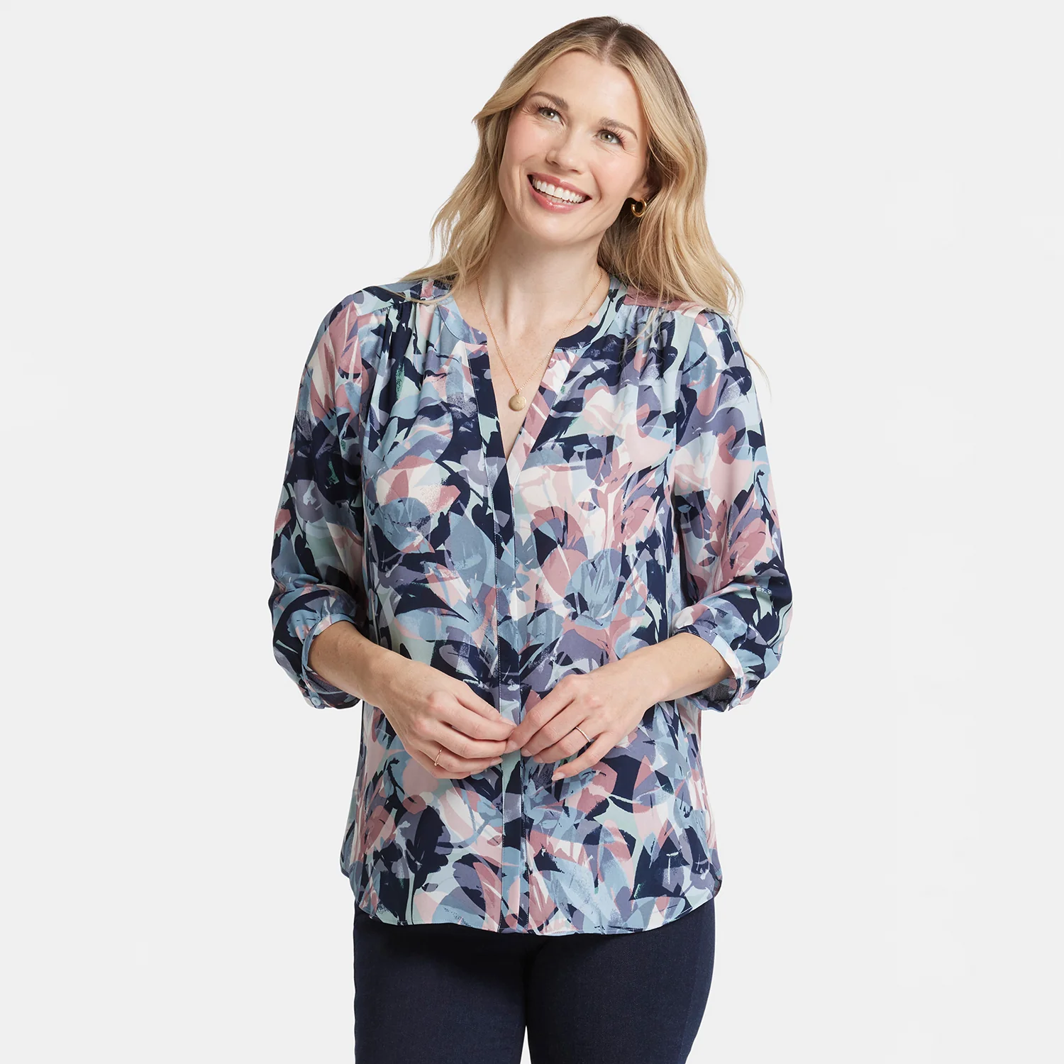 Pintuck Blouse - Cloud Nine - Image 7