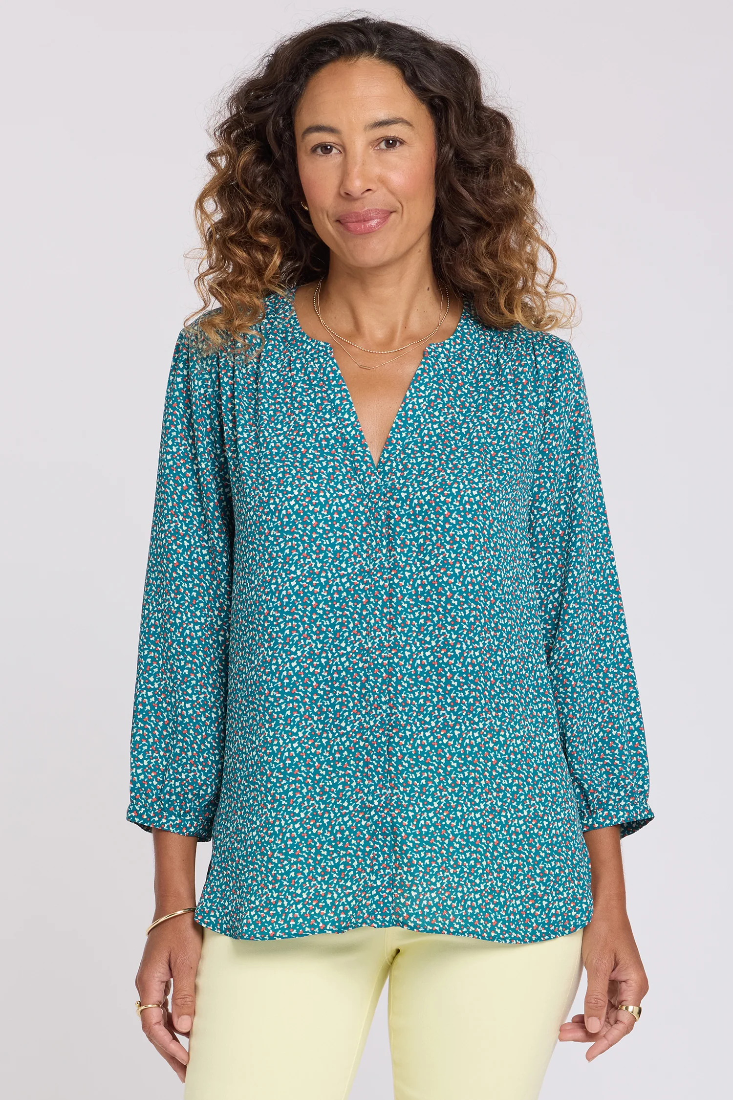 Pintuck Blouse - Darcy Ditsy