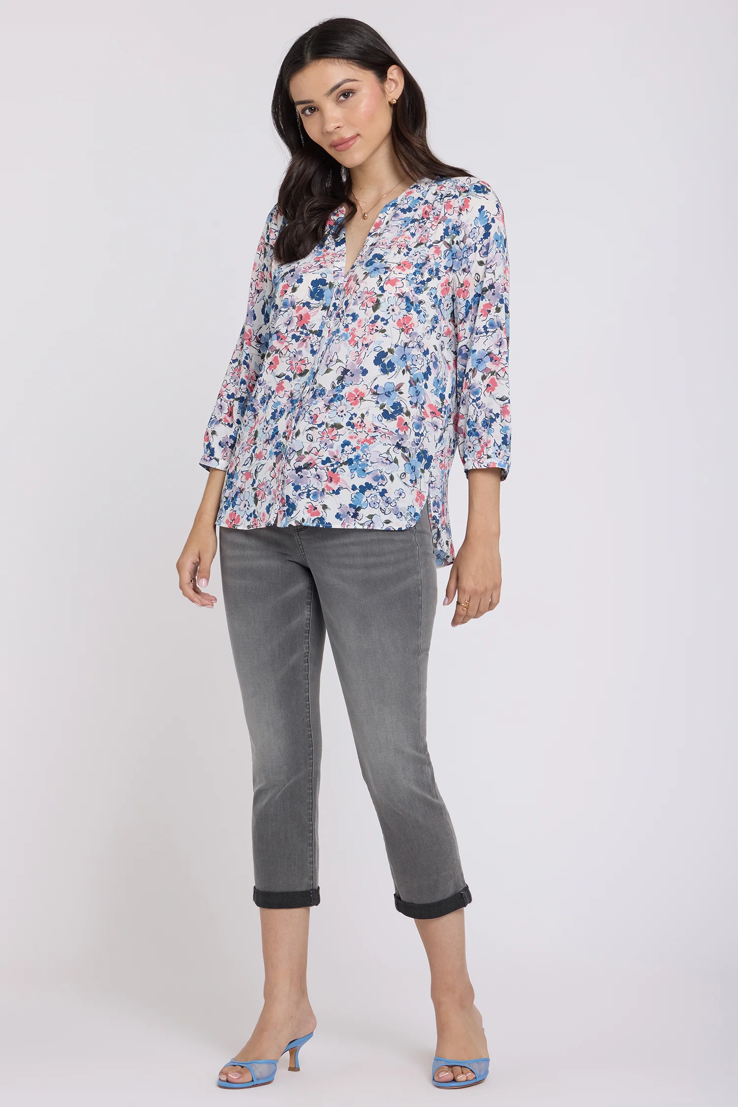 Pintuck Blouse - Desert Blooms - Image 4