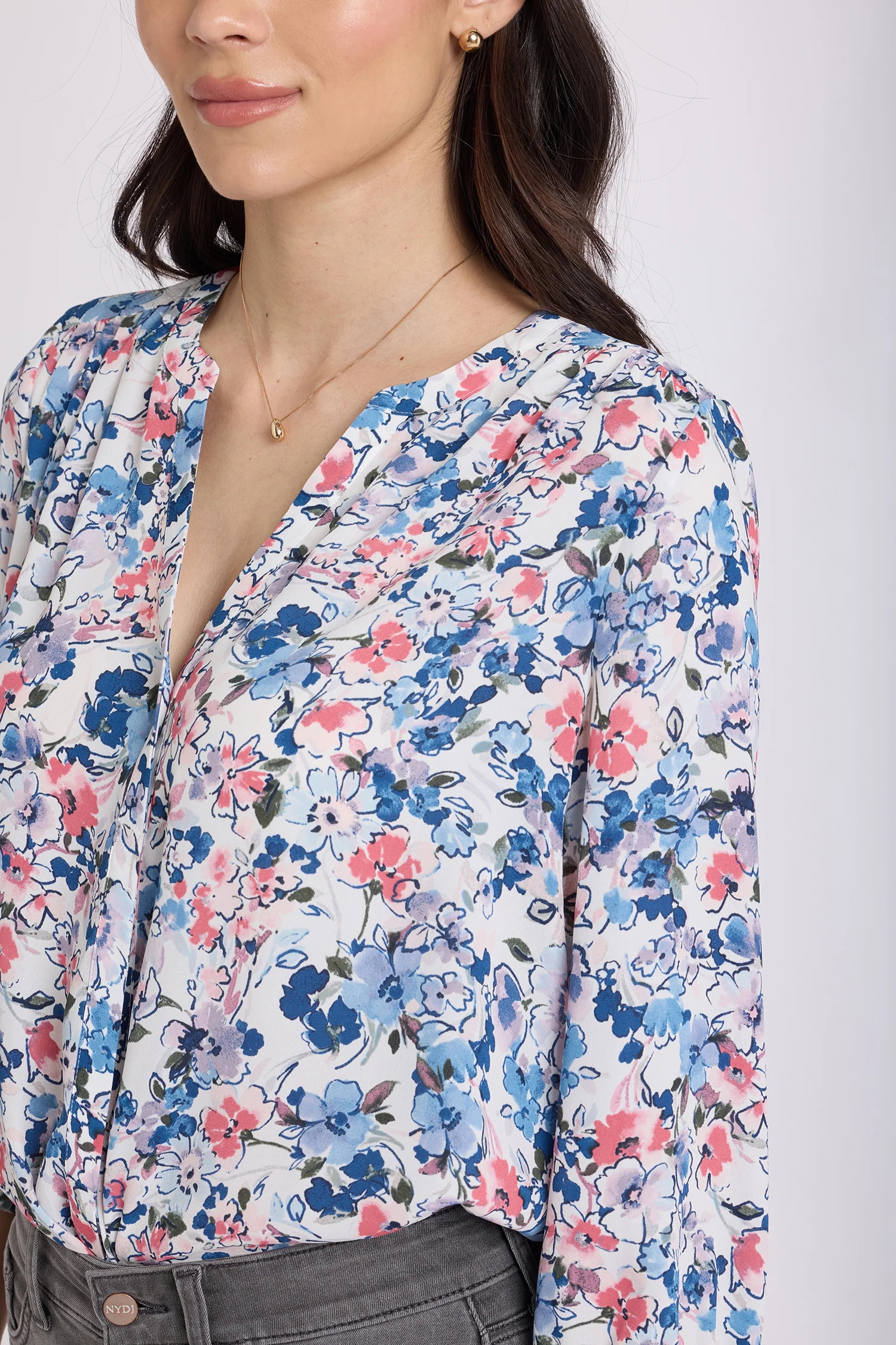 Pintuck Blouse - Desert Blooms - Image 5