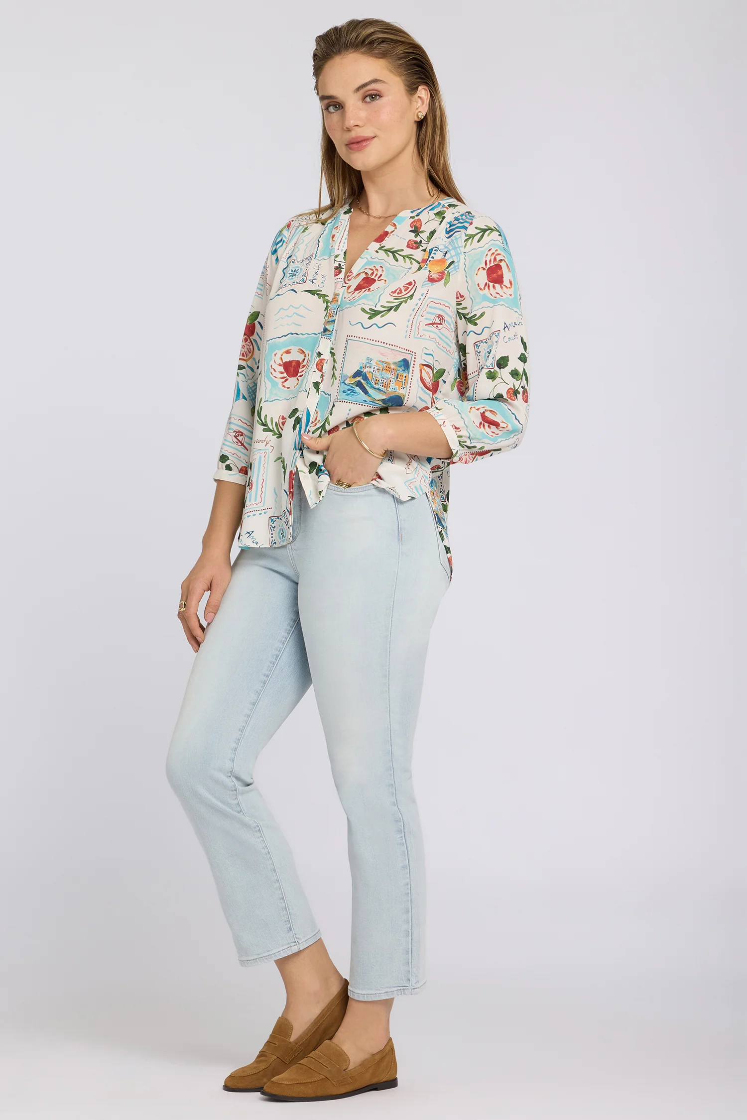 Pintuck Blouse - Dreamscape - Image 3