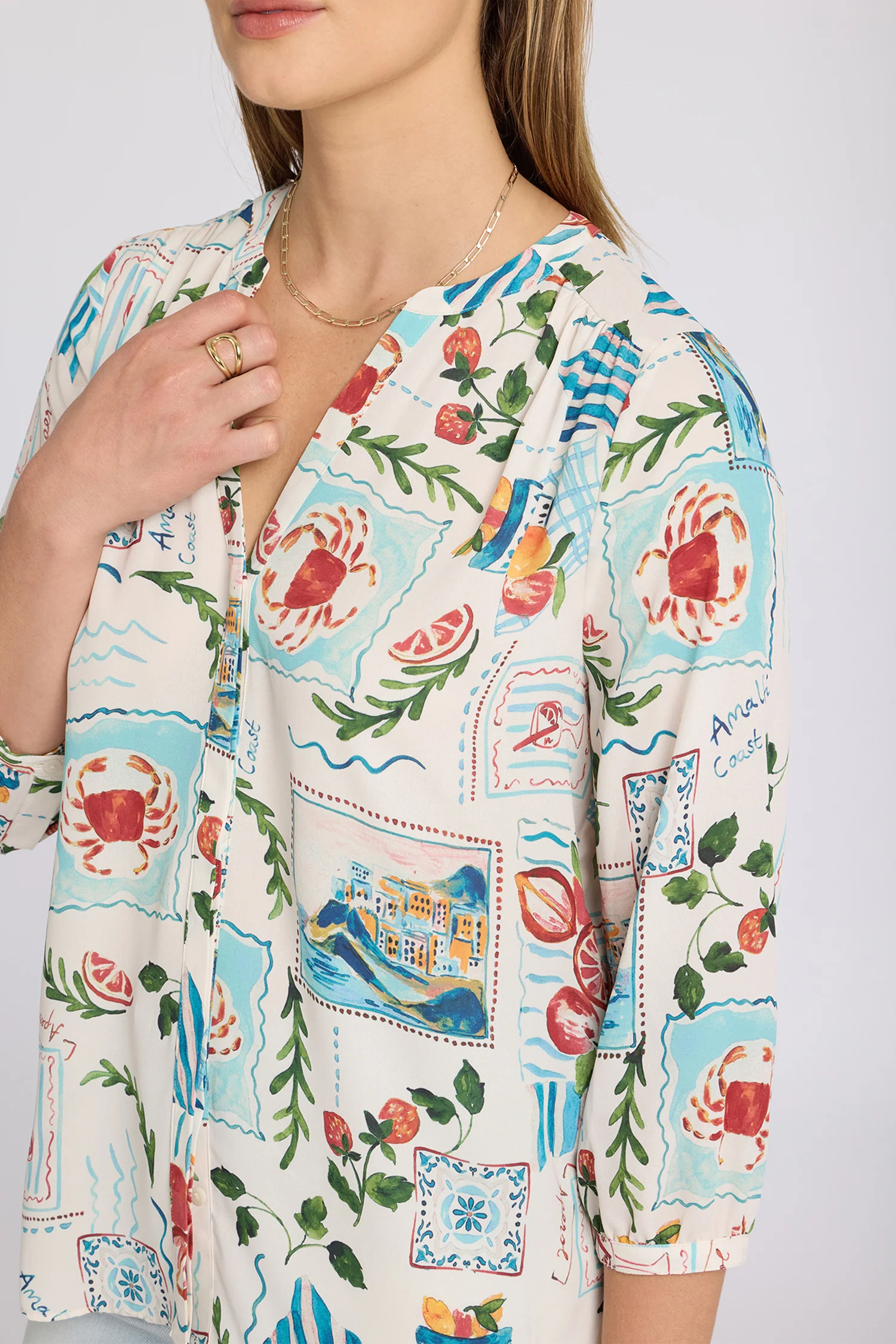 Pintuck Blouse - Dreamscape - Image 5