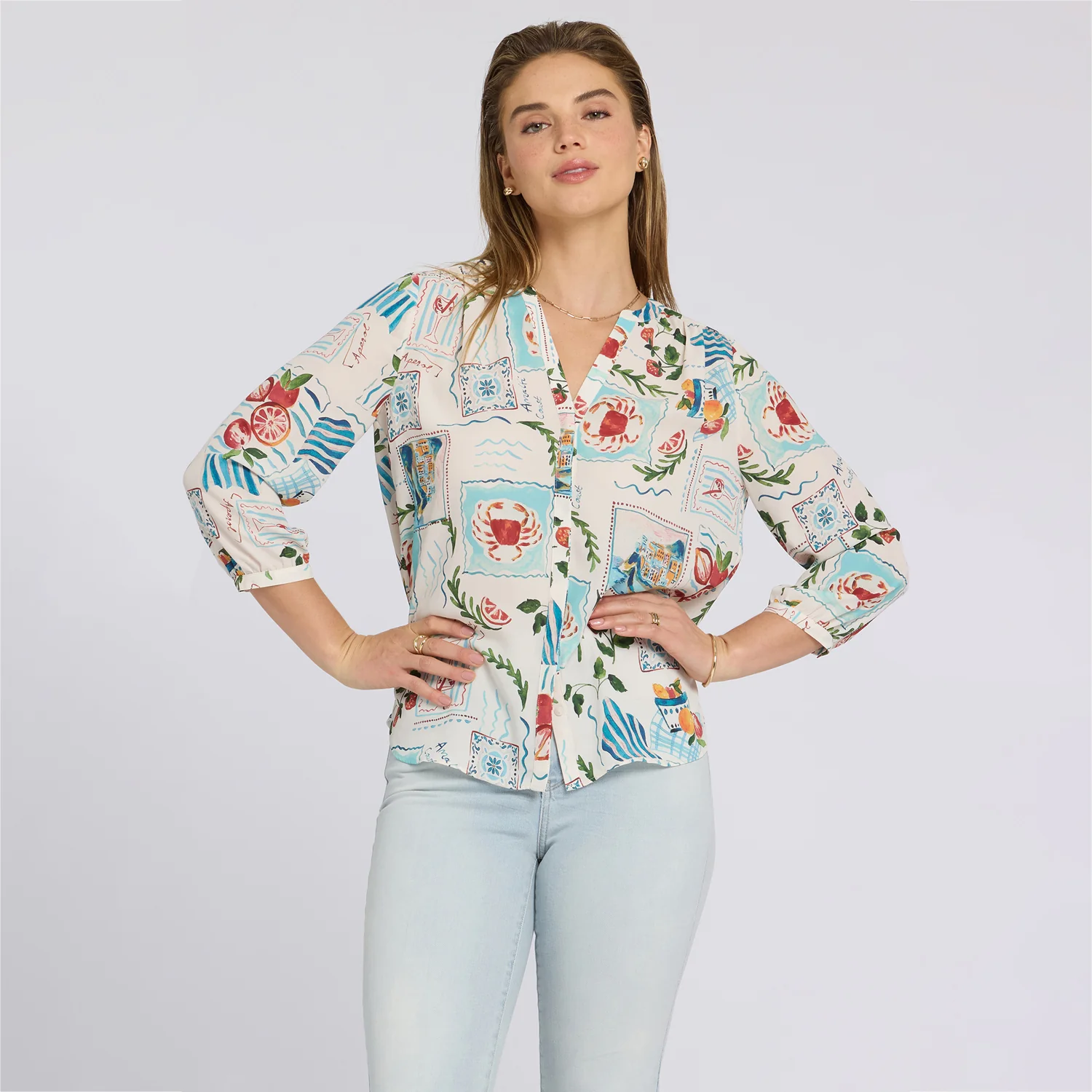 Pintuck Blouse - Dreamscape - Image 7