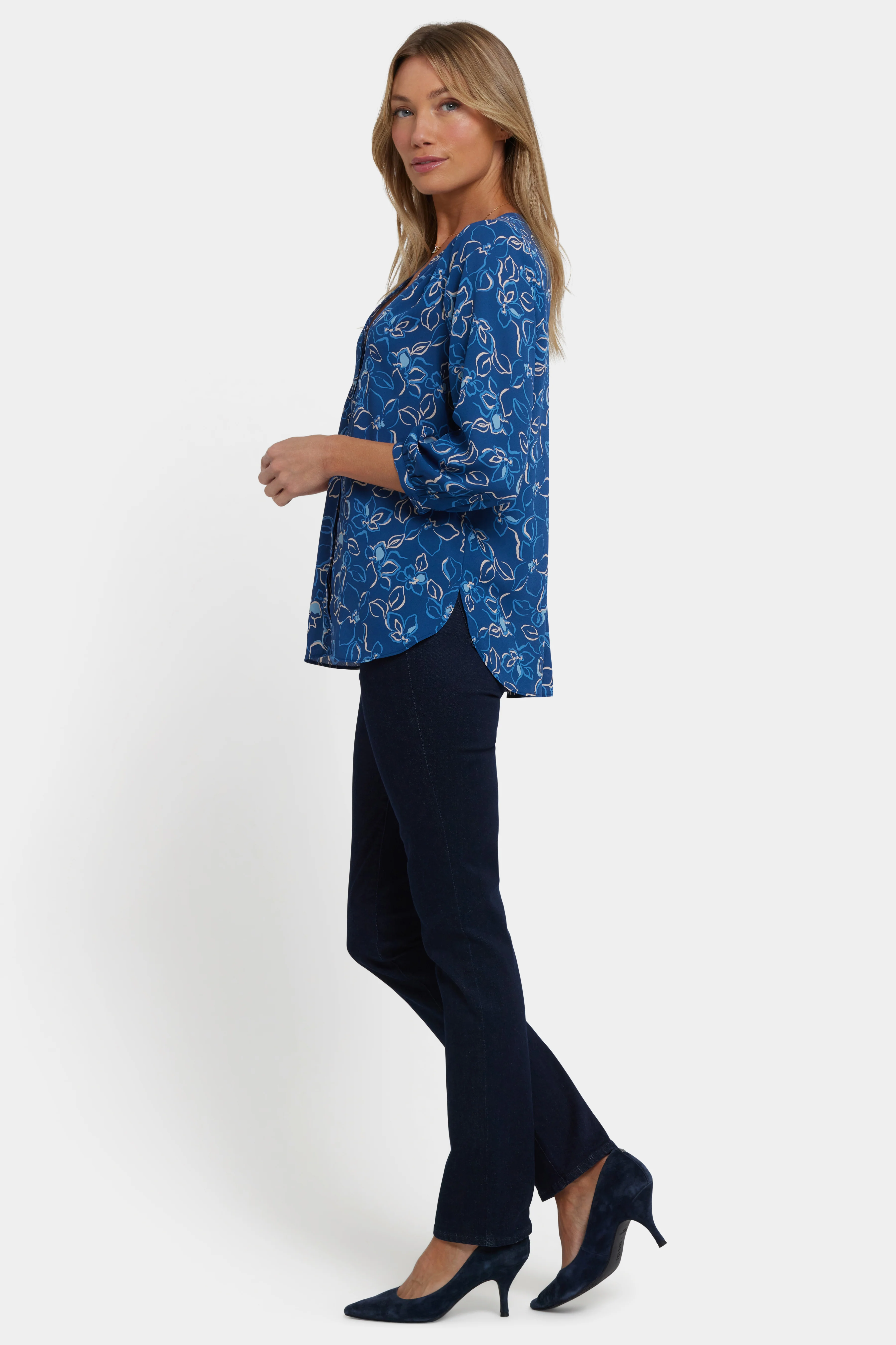 Pintuck Blouse - Fleur d'Yvette - Image 5