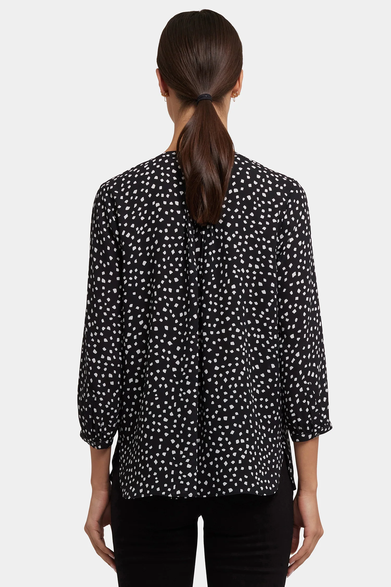 Pintuck Blouse - Francoise Dots - Image 3