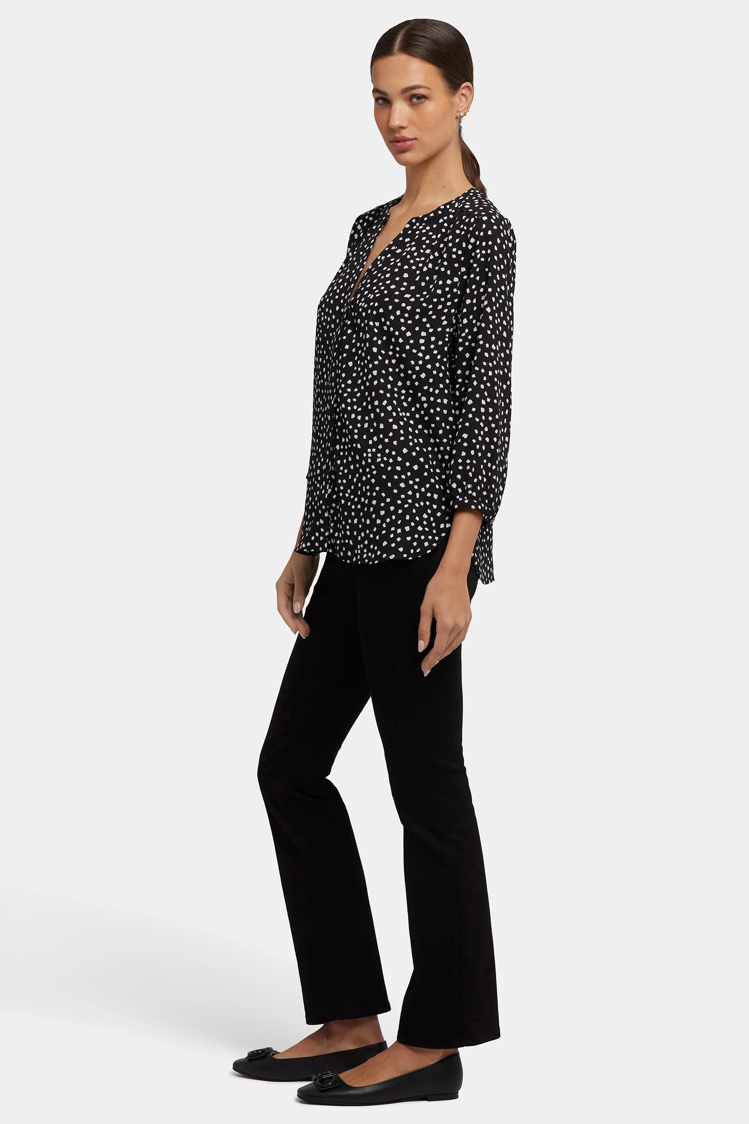 Pintuck Blouse - Francoise Dots - Image 4