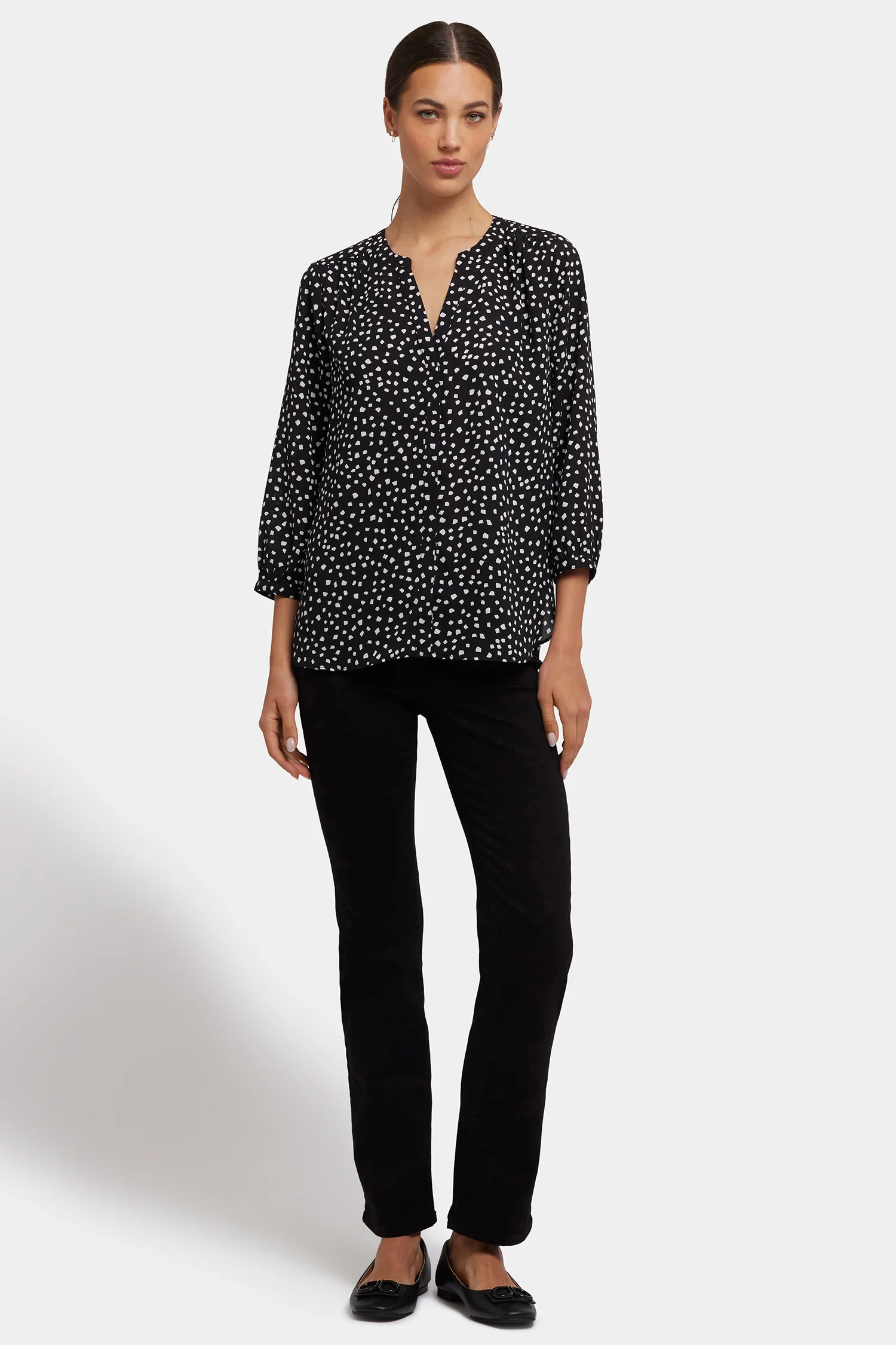Pintuck Blouse - Francoise Dots - Image 5