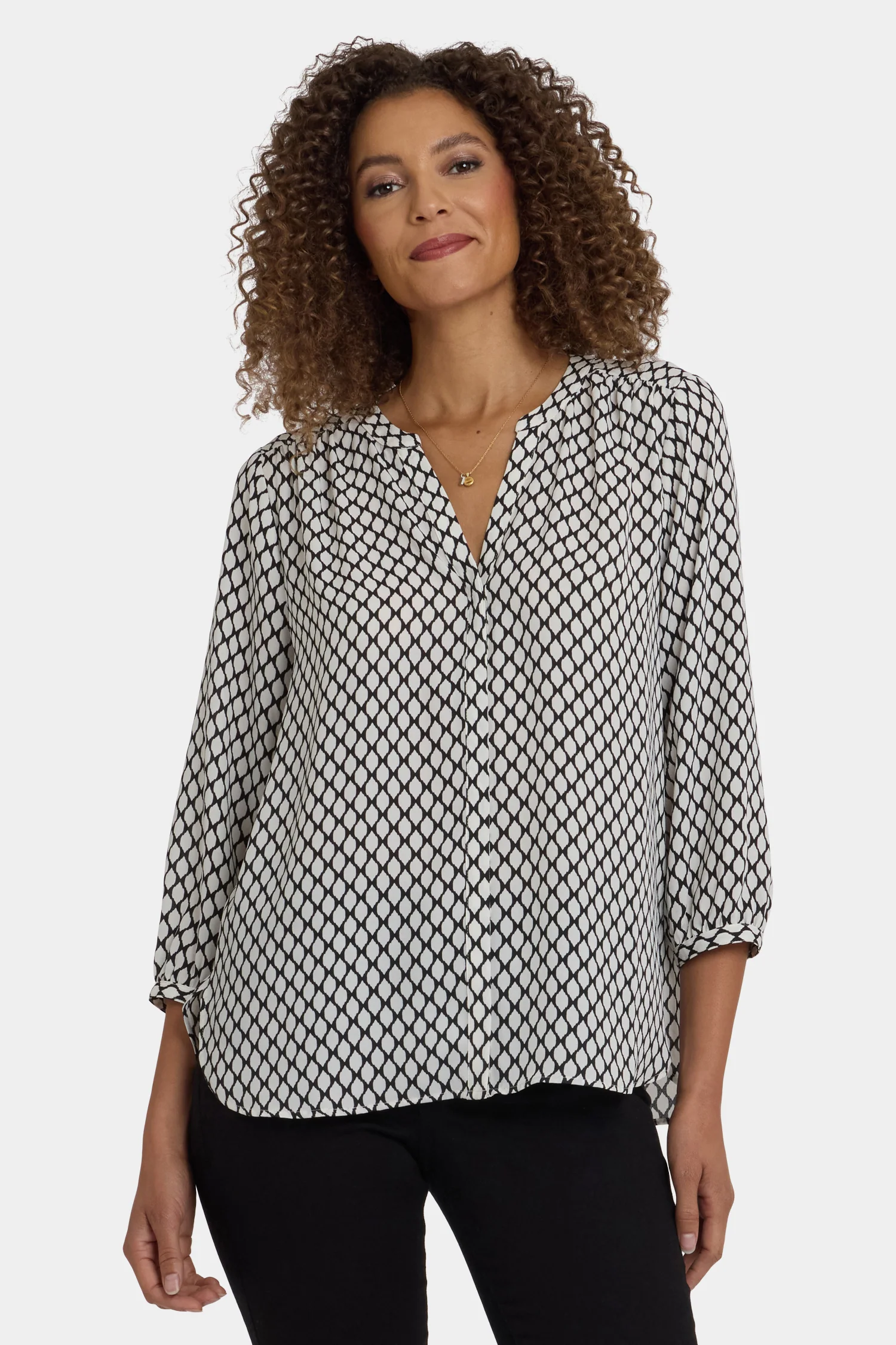 Pintuck Blouse - Gervais Geo