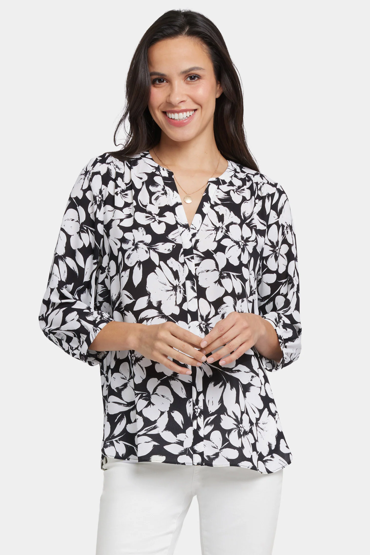 Pintuck Blouse - Gran Via - Image 4