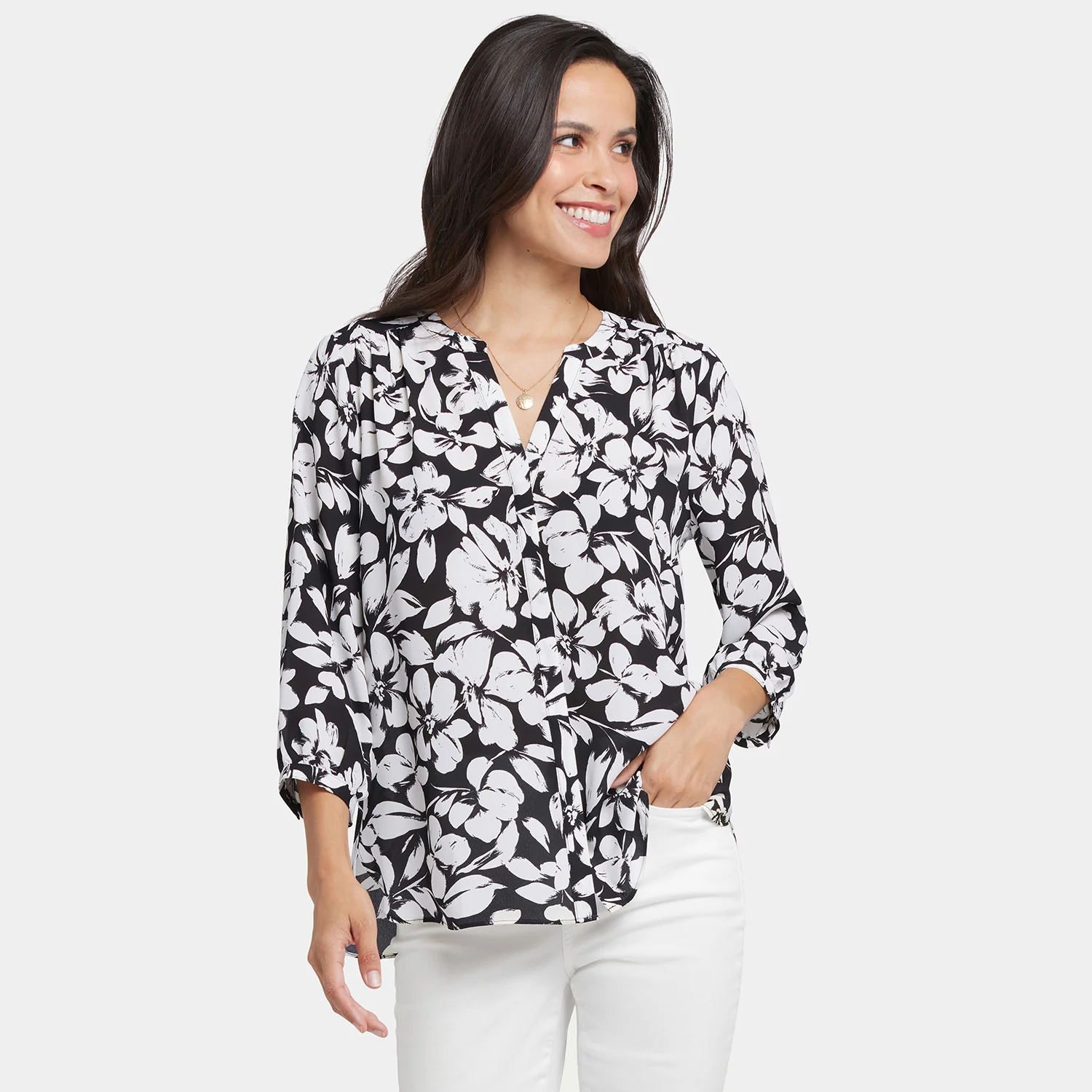 Pintuck Blouse - Gran Via - Image 7