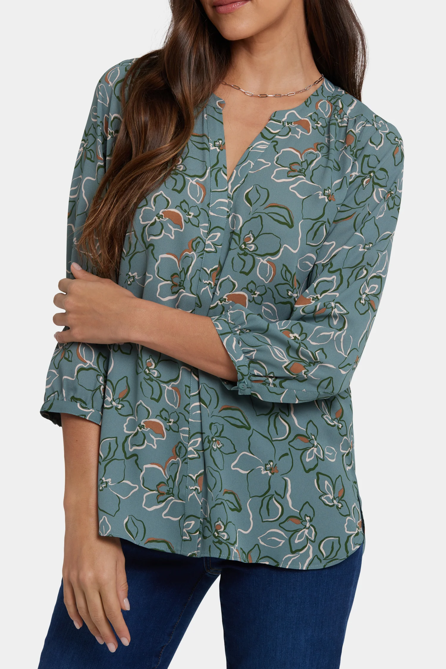 Pintuck Blouse - La Floraison - Image 2
