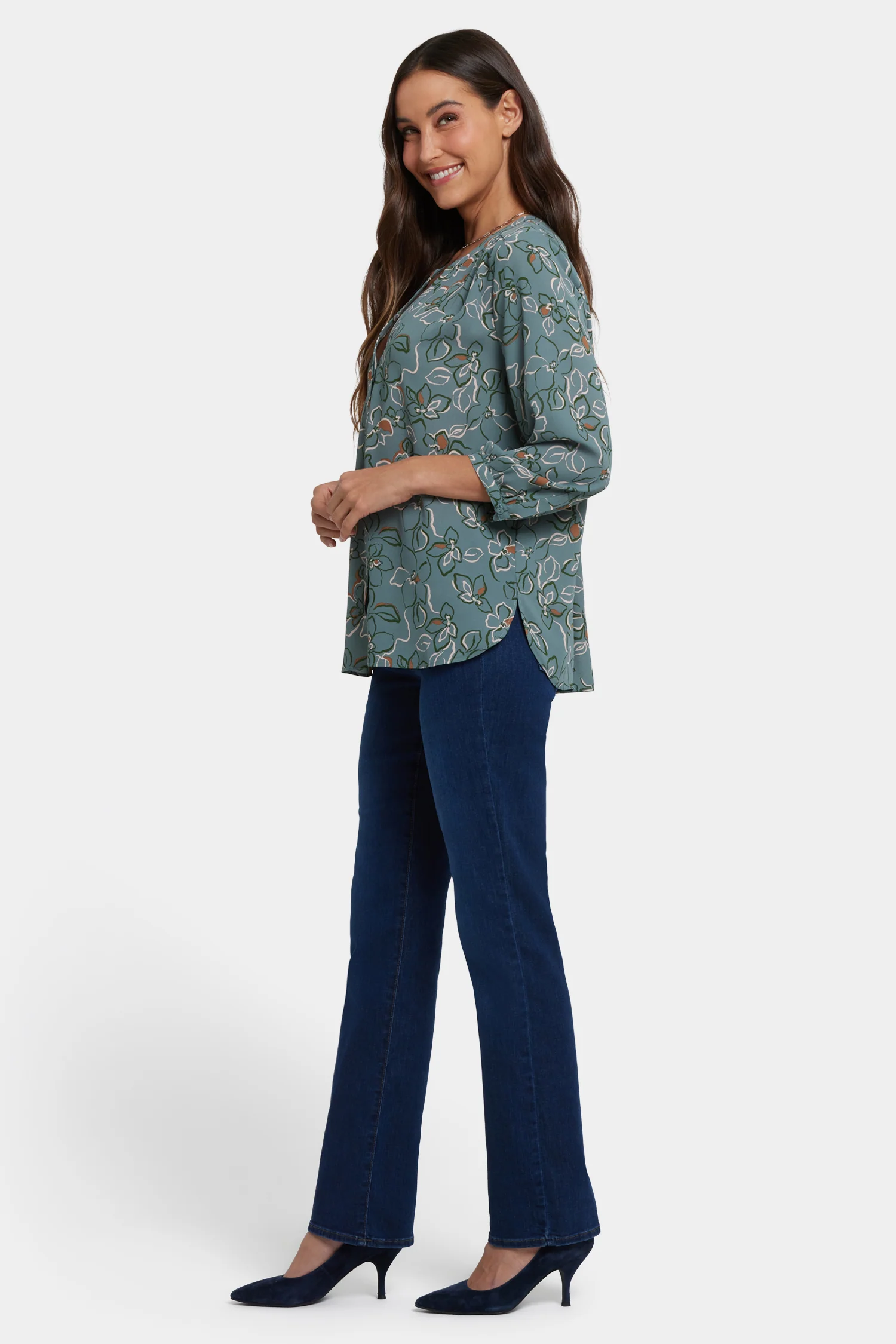 Pintuck Blouse - La Floraison - Image 4