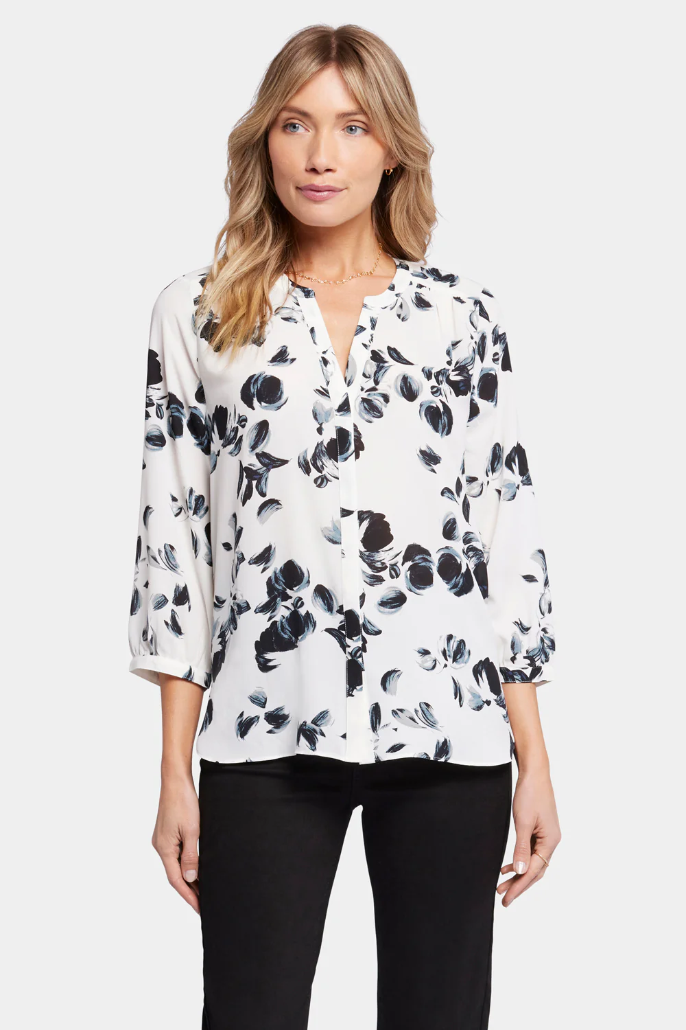 Pintuck Blouse - Lotus Leaf - Image 4