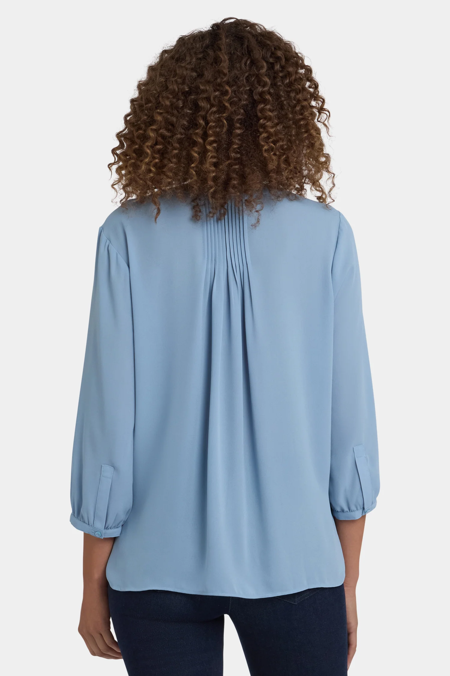 Pintuck Blouse - Mountain Spring - Image 3