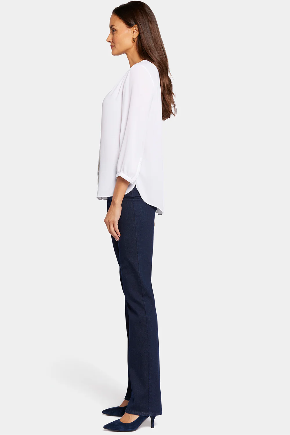Pintuck Blouse - Optic White - Image 3