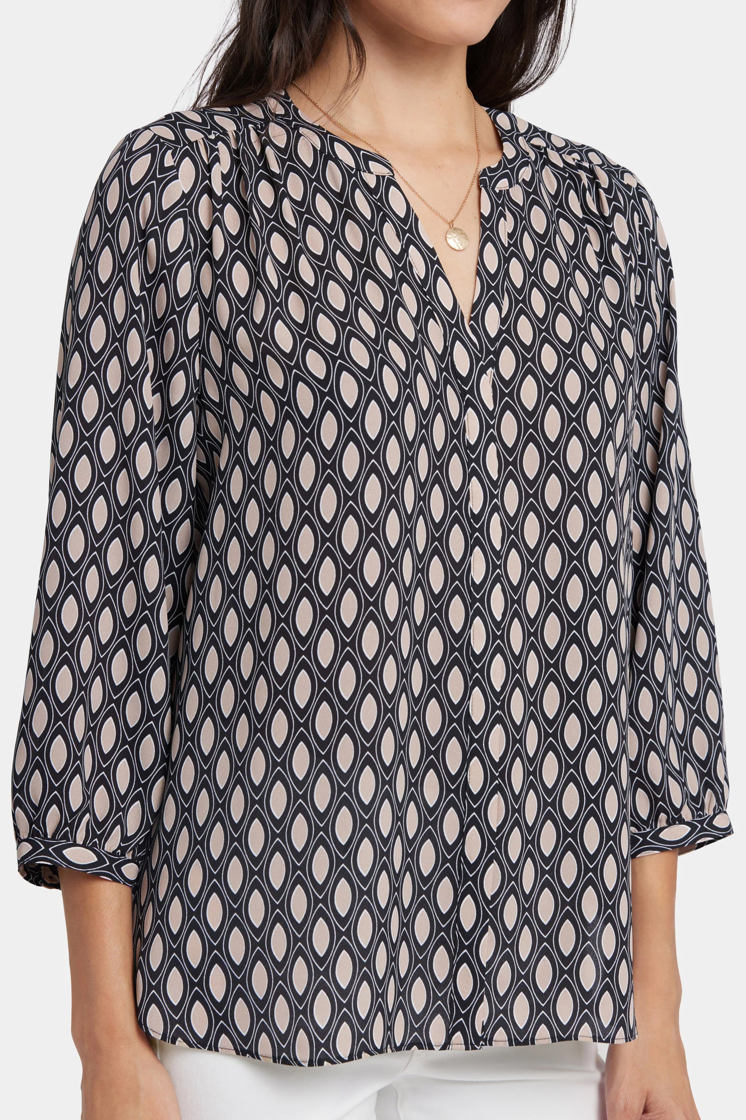 Pintuck Blouse - Roca Lissa - Image 2