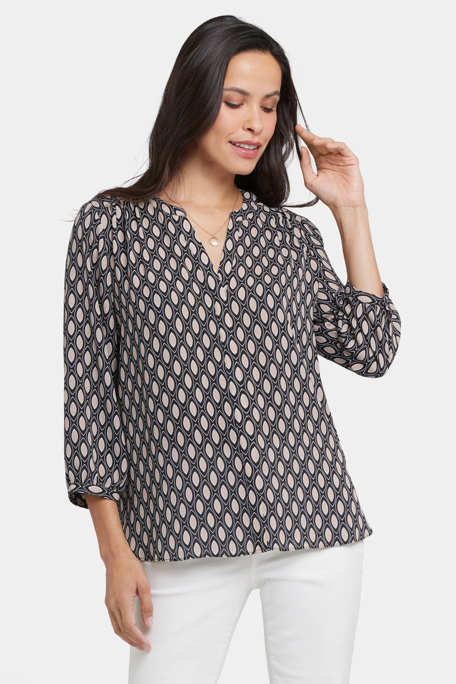 Pintuck Blouse - Roca Lissa - Image 5