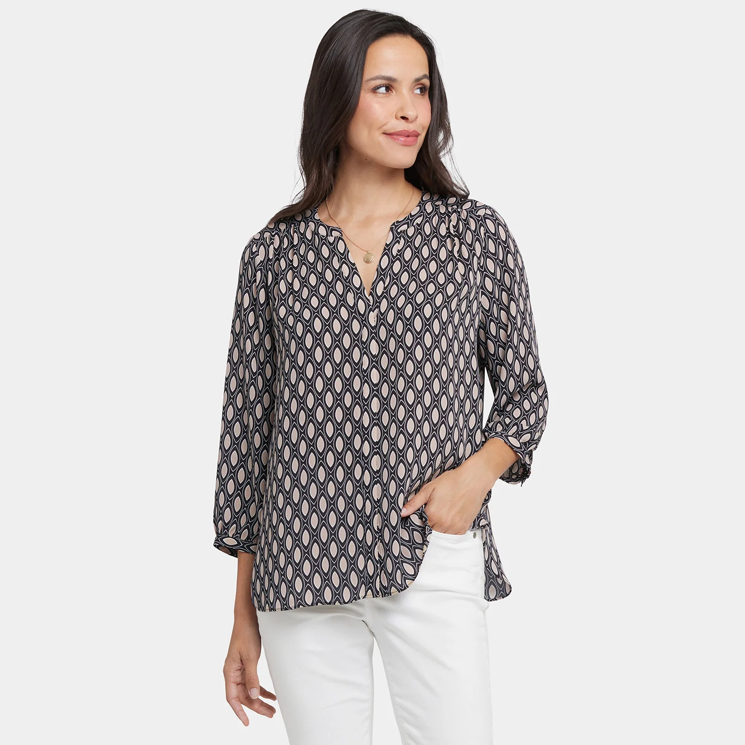Pintuck Blouse - Roca Lissa - Image 7