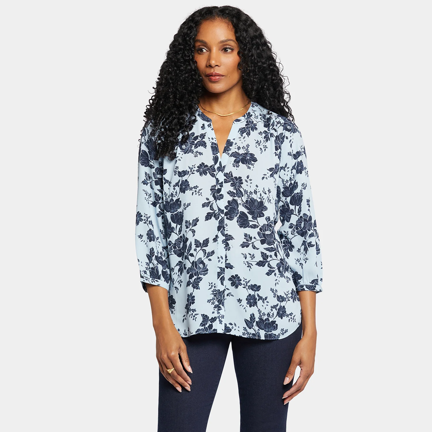 Pintuck Blouse - Rosemary Petals - Image 7