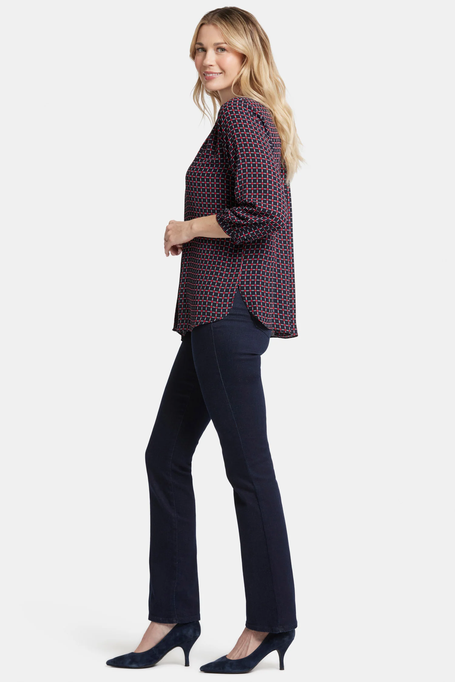Pintuck Blouse - Starlet Geo - Image 3