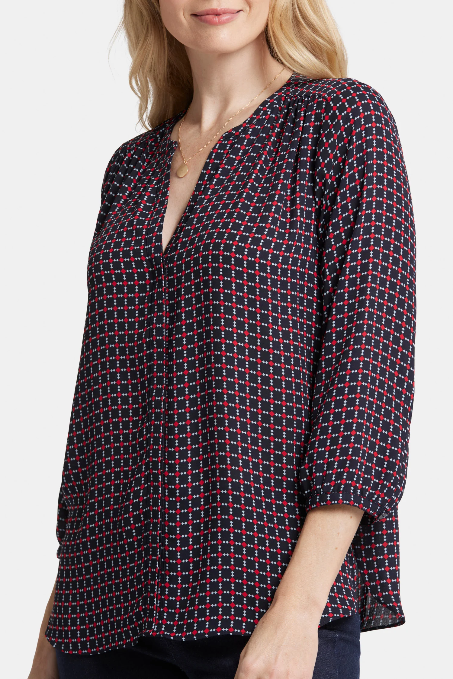 Pintuck Blouse - Starlet Geo - Image 6